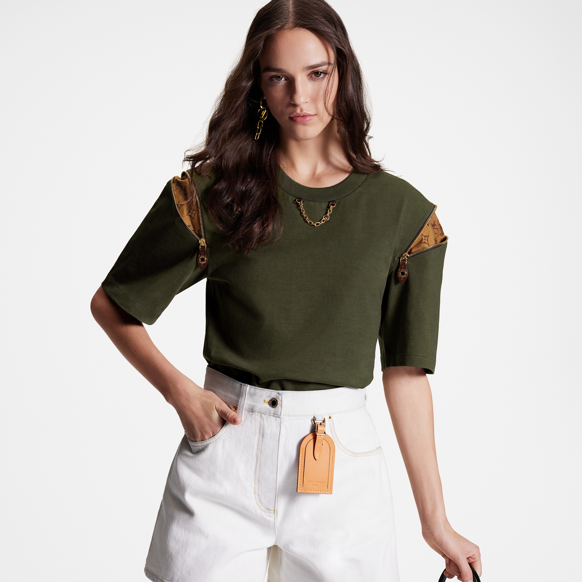  Discontinued Product Obs 8 Playera con detalle de cierre | Louis Vuitton ® (Ampliar producto)