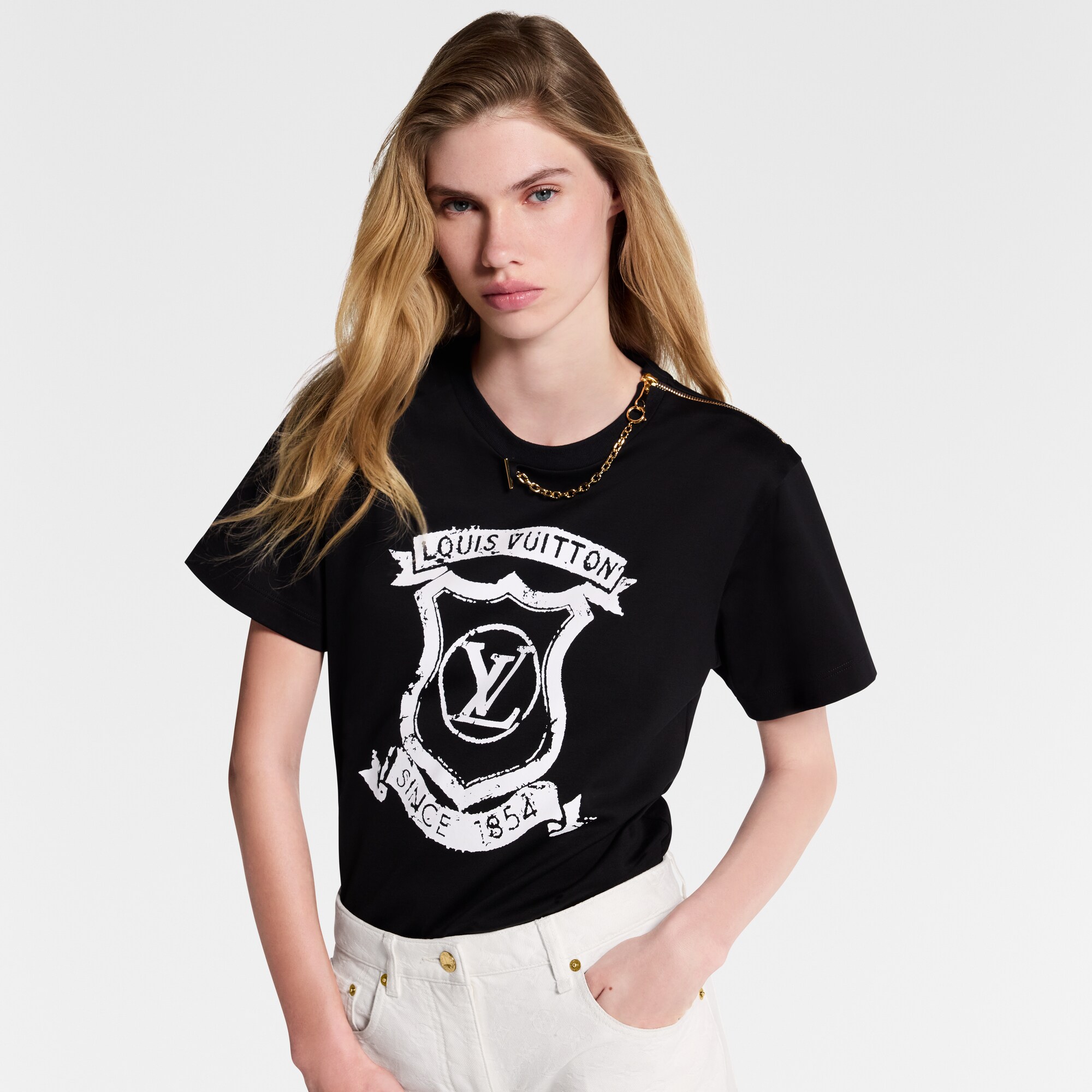  Ready to Wear Tops Playera con detalle de cierre | Louis Vuitton ® (Ampliar producto)