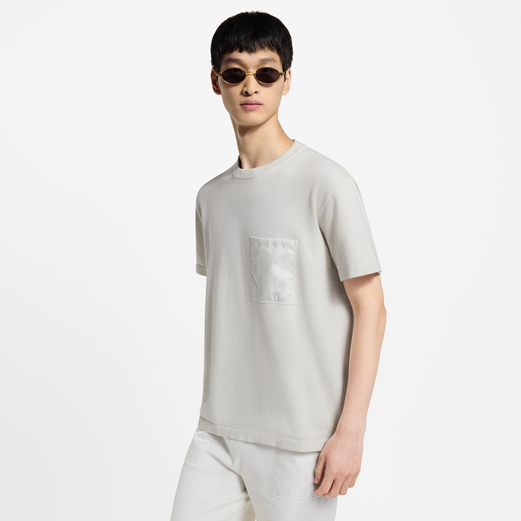  Ready to Wear Camisetas y camisas tipo polo Playera con detalles en nailon Monograma | Louis Vuitton ® (Ampliar producto)
