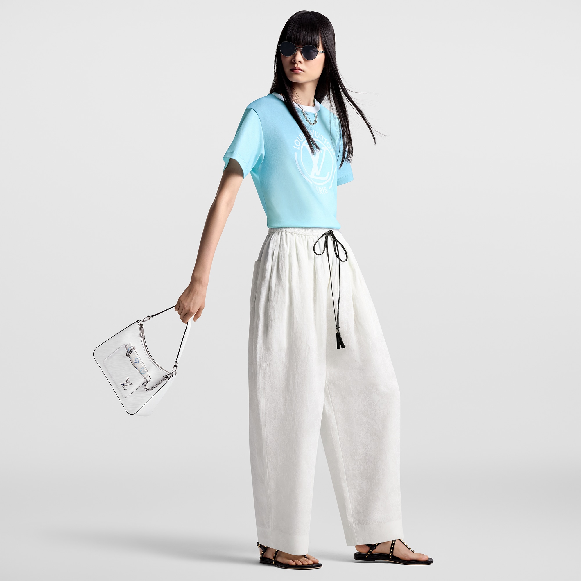  Ready to Wear Tops Playera con efecto degradado y motivo LV Circle | Louis Vuitton ® (Ampliar producto)