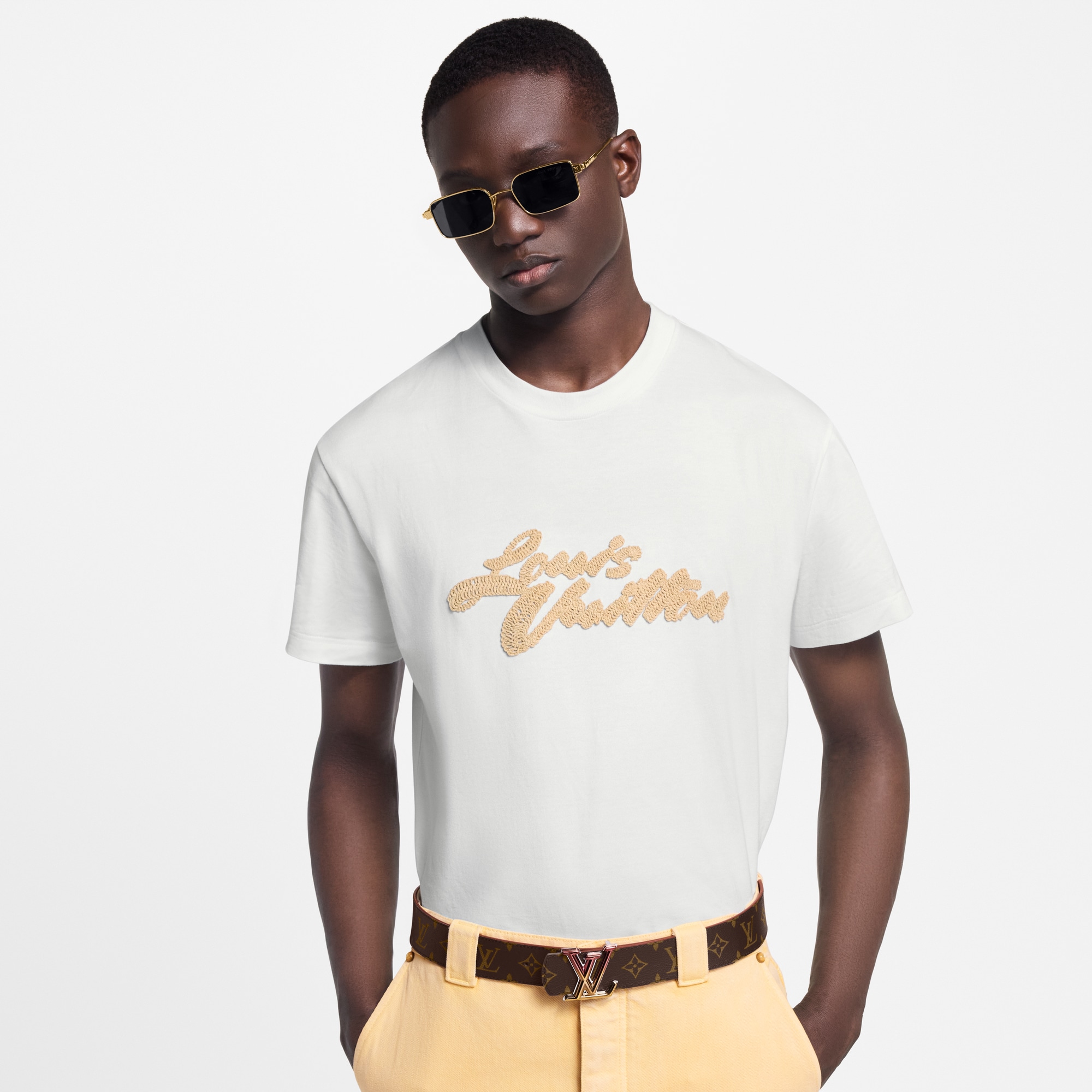  Ready to Wear Camisetas y camisas tipo polo Playera con logotipo bordado | Louis Vuitton ® (Ampliar producto)