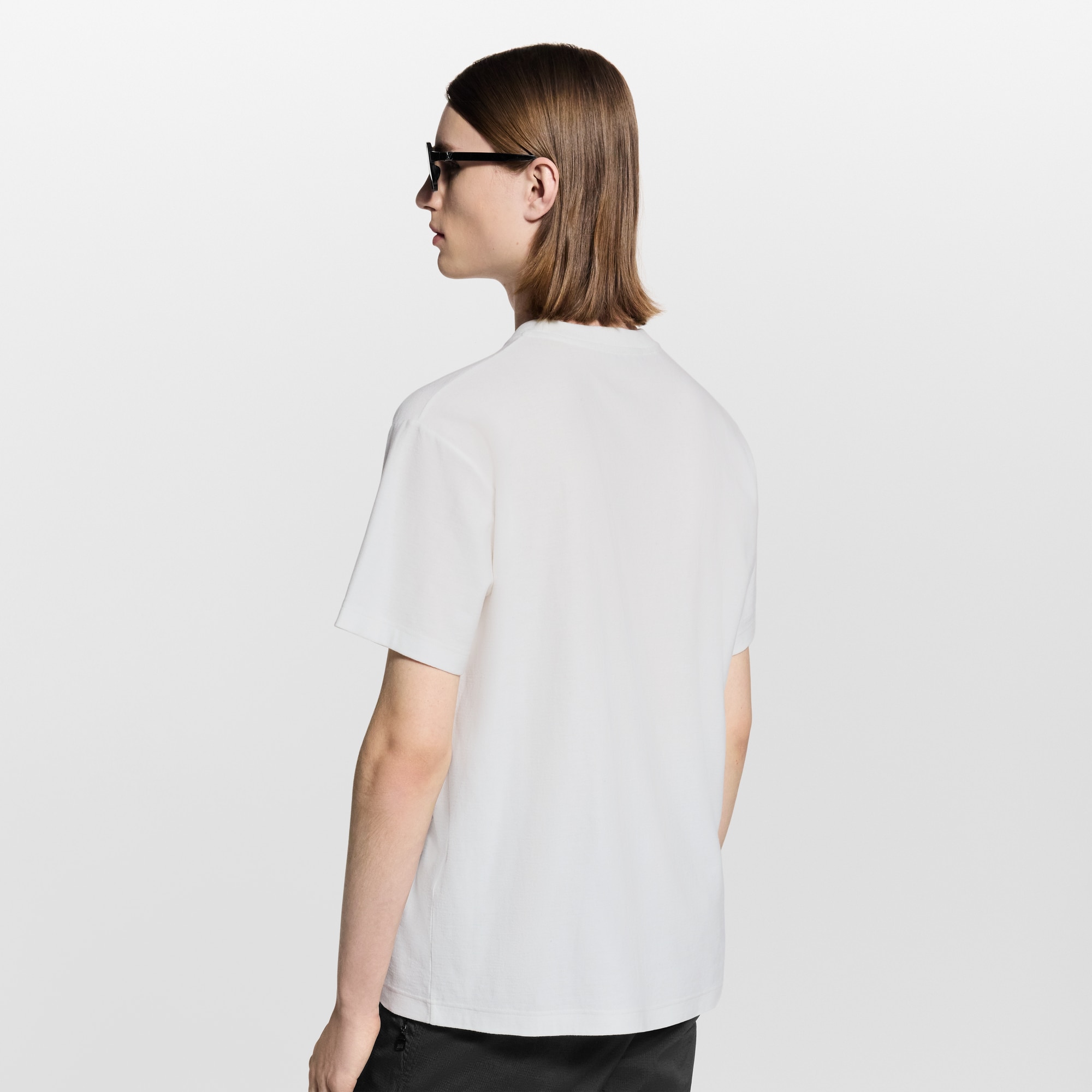  Ready to Wear Camisetas y camisas tipo polo Playera con motivo en Jacquard de terciopelo | Louis Vuitton ® (Ampliar producto)
