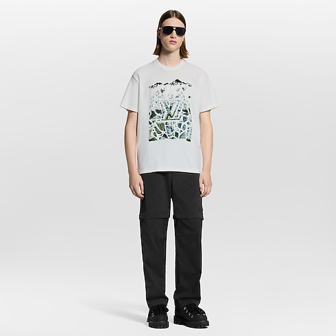 Ready to Wear Camisetas y camisas tipo polo Playera con motivo en Jacquard de terciopelo | Louis Vuitton ® (Ampliar producto)