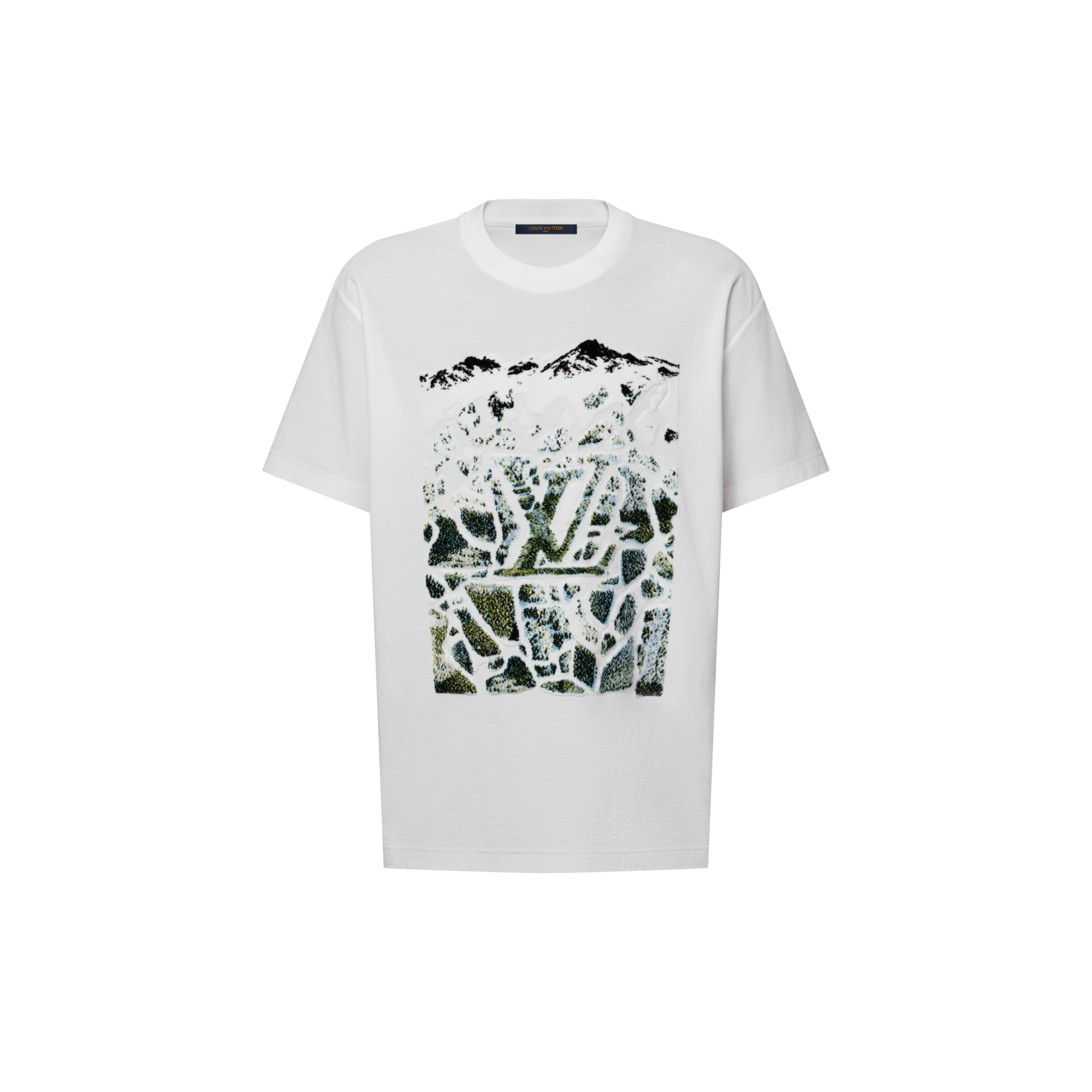  Ready to Wear Camisetas y camisas tipo polo Playera con motivo en Jacquard de terciopelo | Louis Vuitton ® (Ampliar producto)