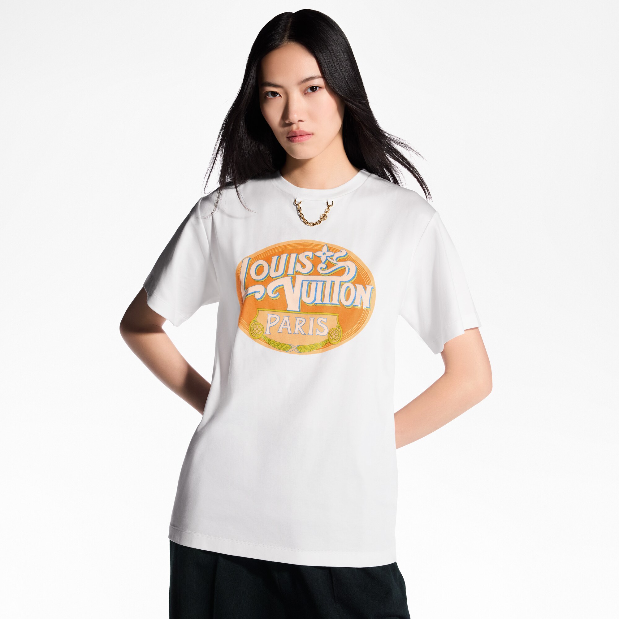  Ready to Wear Tops Playera con sello de viaje | Louis Vuitton ® (Ampliar producto)