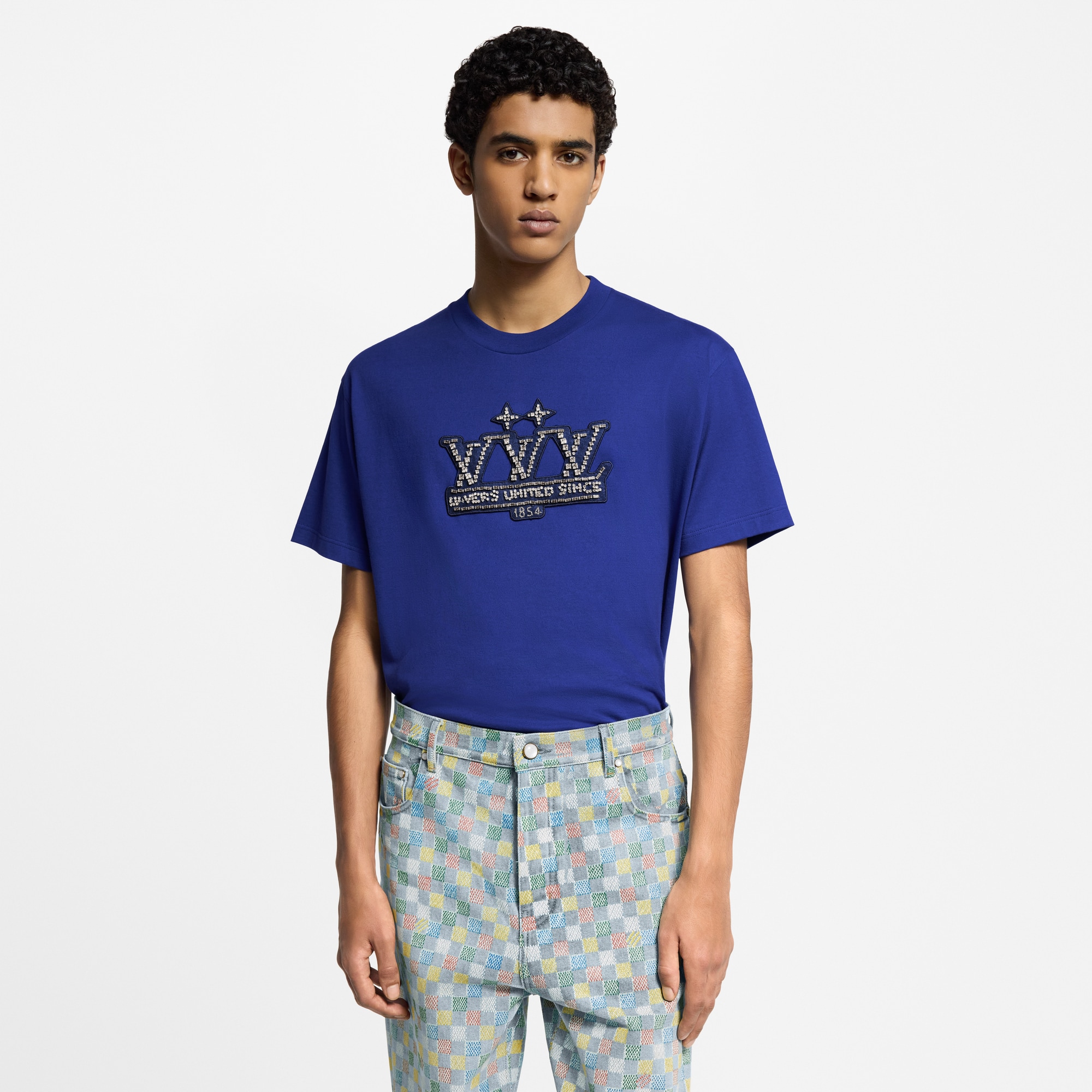  Ready to Wear Camisetas y camisas tipo polo Playera de algodón con cristales | Louis Vuitton ® (Ampliar producto)