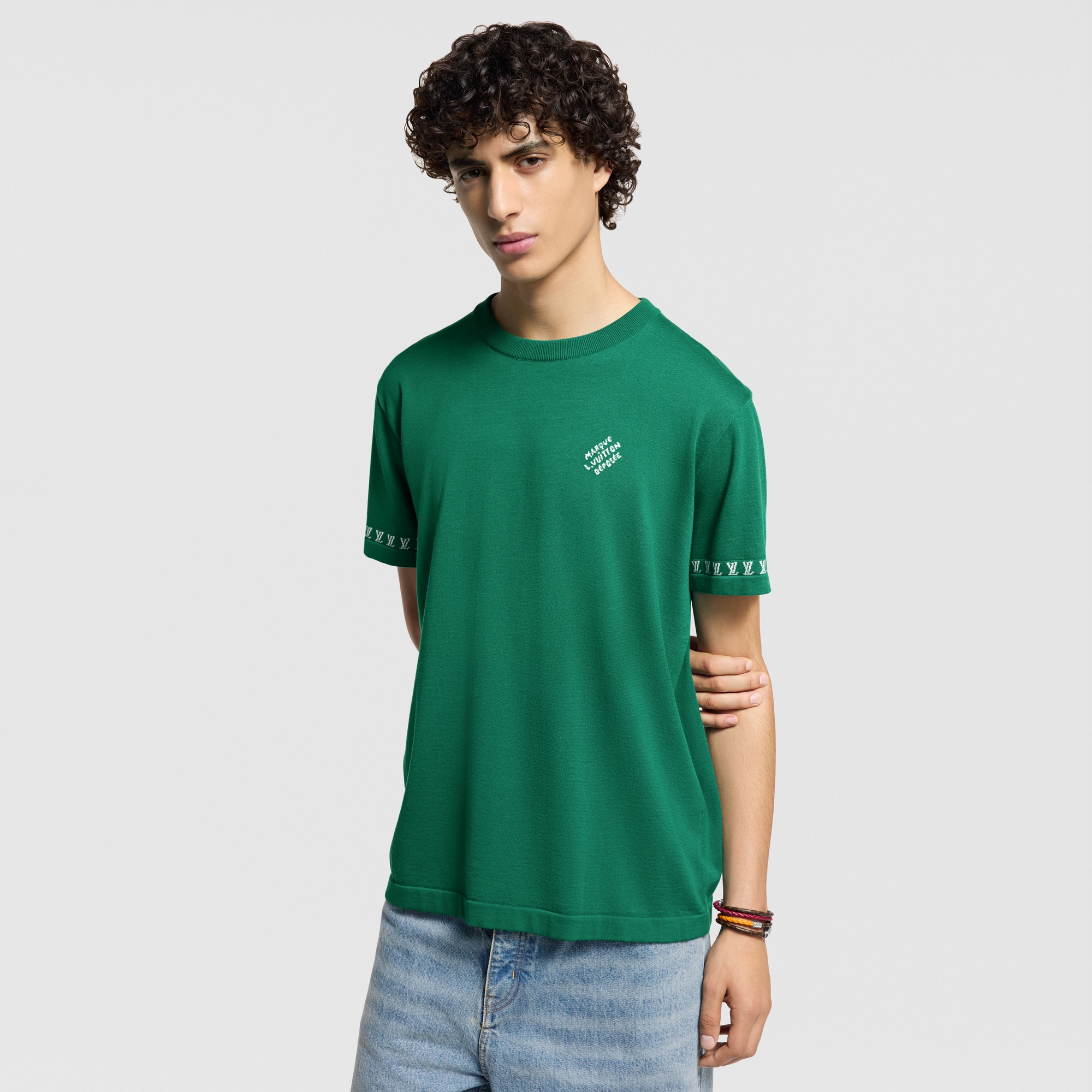 Ready to Wear Todo el Ready-To-Wear Playera de algodón de cuello redondo | Louis Vuitton ® (Ampliar producto)