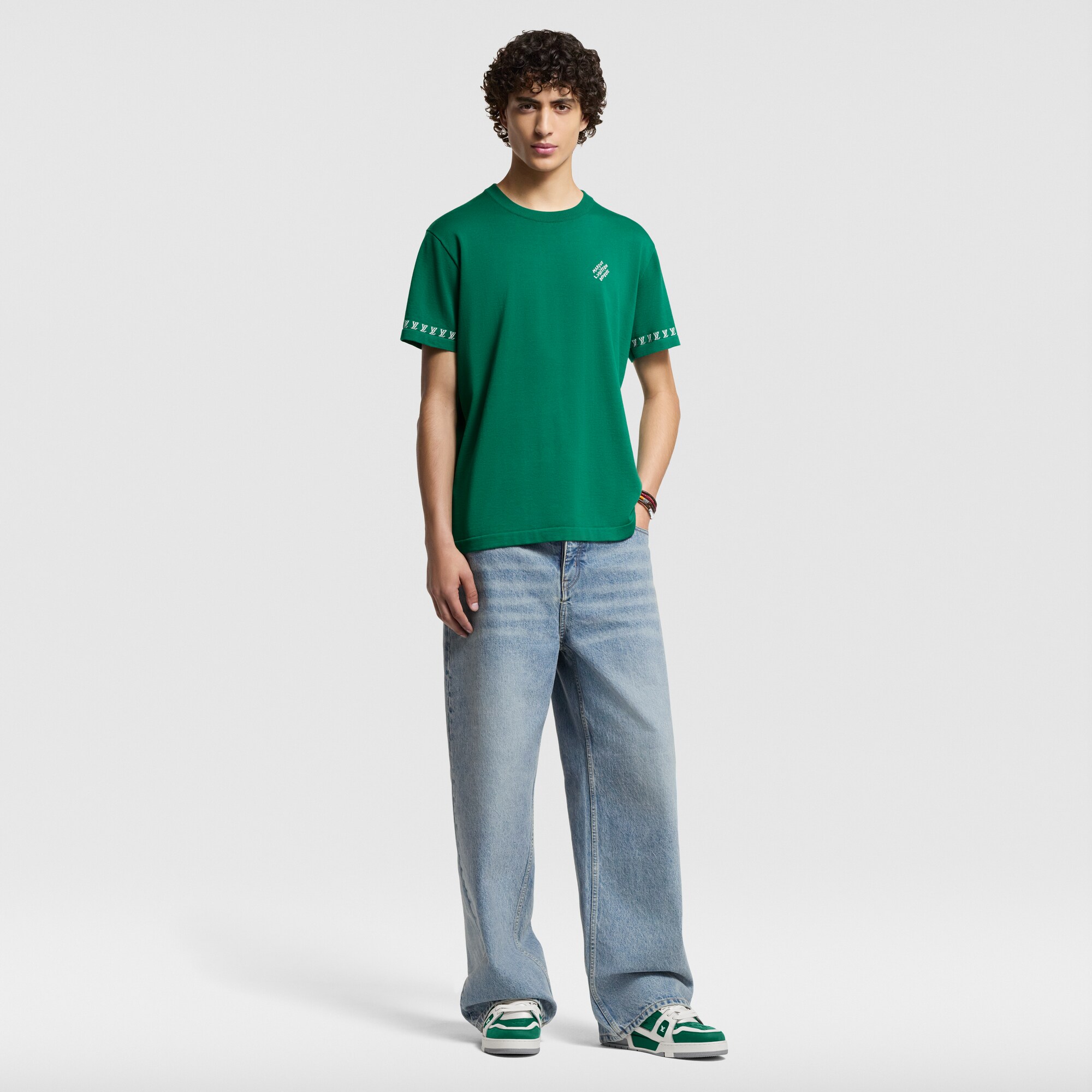  Ready to Wear Todo el Ready-To-Wear Playera de algodón de cuello redondo | Louis Vuitton ® (Ampliar producto)