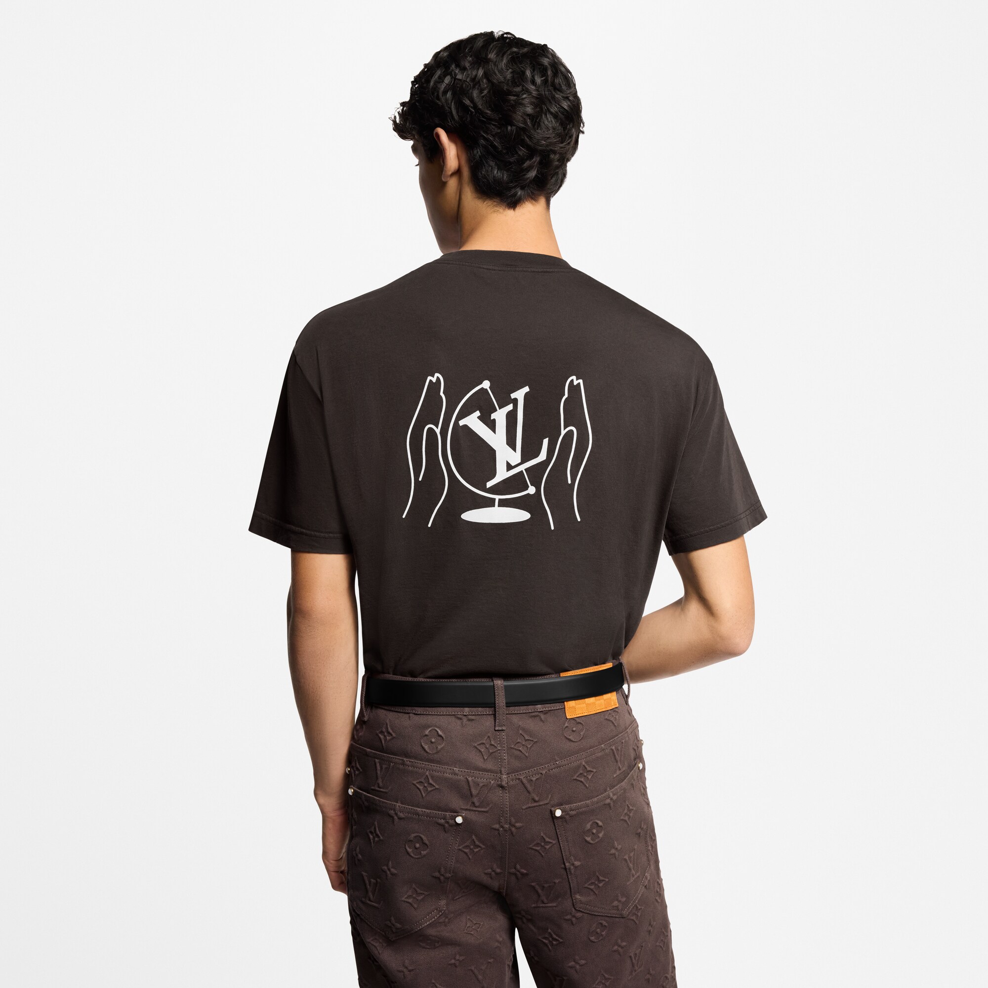  Ready to Wear Camisetas y camisas tipo polo Playera de algodón lavado con estampado | Louis Vuitton ® (Ampliar producto)