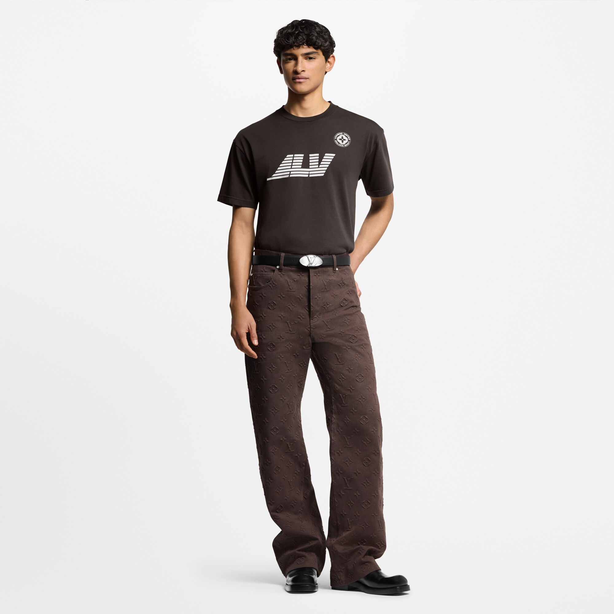  Ready to Wear Camisetas y camisas tipo polo Playera de algodón lavado con estampado | Louis Vuitton ® (Ampliar producto)