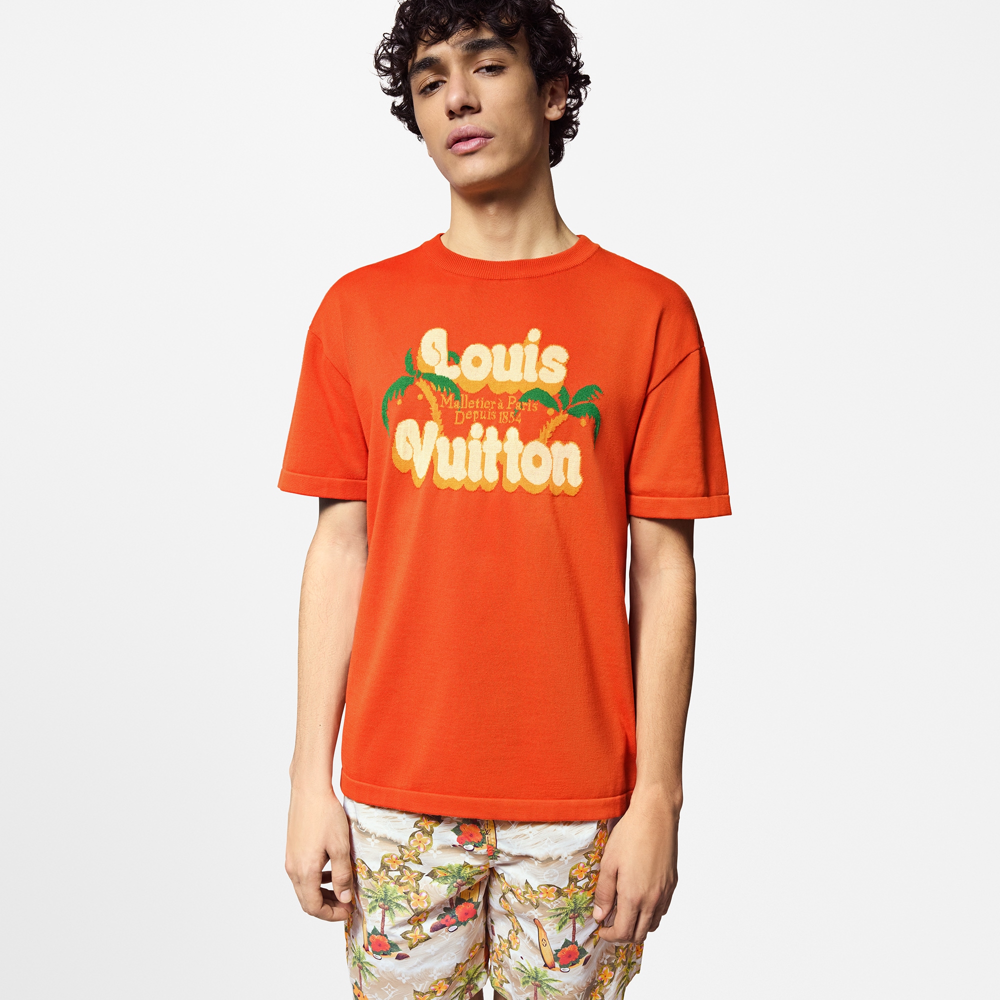  Ready to Wear Prendas tejidas y sudaderas Playera de cuello redondo | Louis Vuitton ® (Ampliar producto)