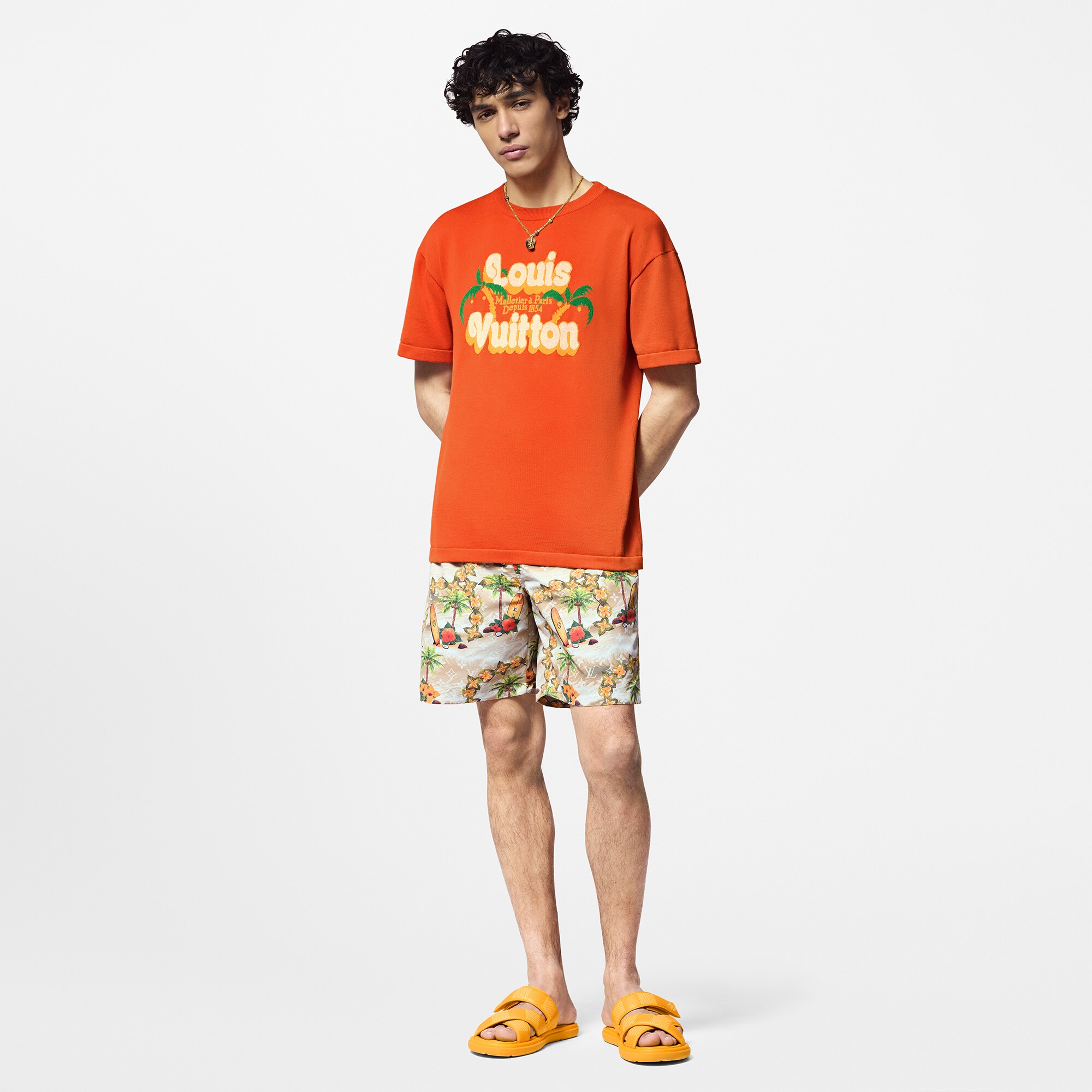  Ready to Wear Prendas tejidas y sudaderas Playera de cuello redondo | Louis Vuitton ® (Ampliar producto)