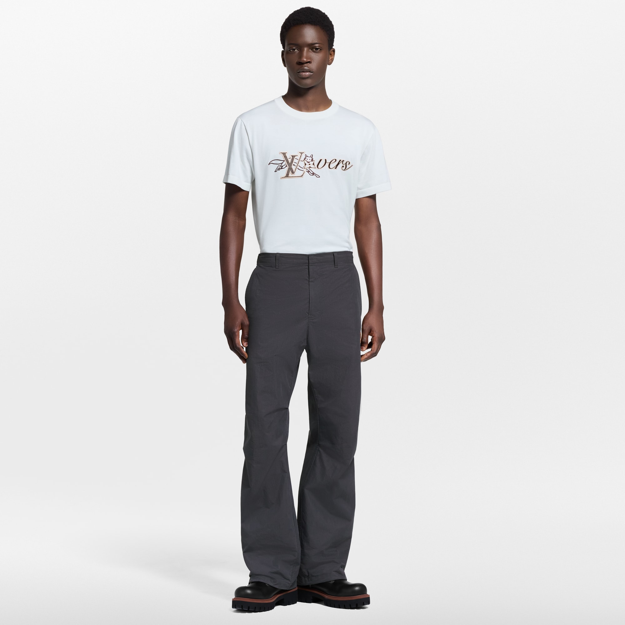  Ready to Wear Todo el Ready-To-Wear Playera de cuello redondo y manga corta | Louis Vuitton ® (Ampliar producto)