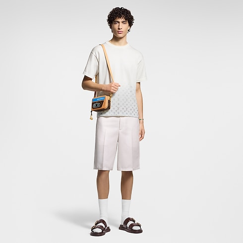 Ready to Wear Prendas tejidas y sudaderas Playera de cuello redondo y manga corta con adorno Monograma Gradient | Louis Vuitton ® (Ampliar producto)