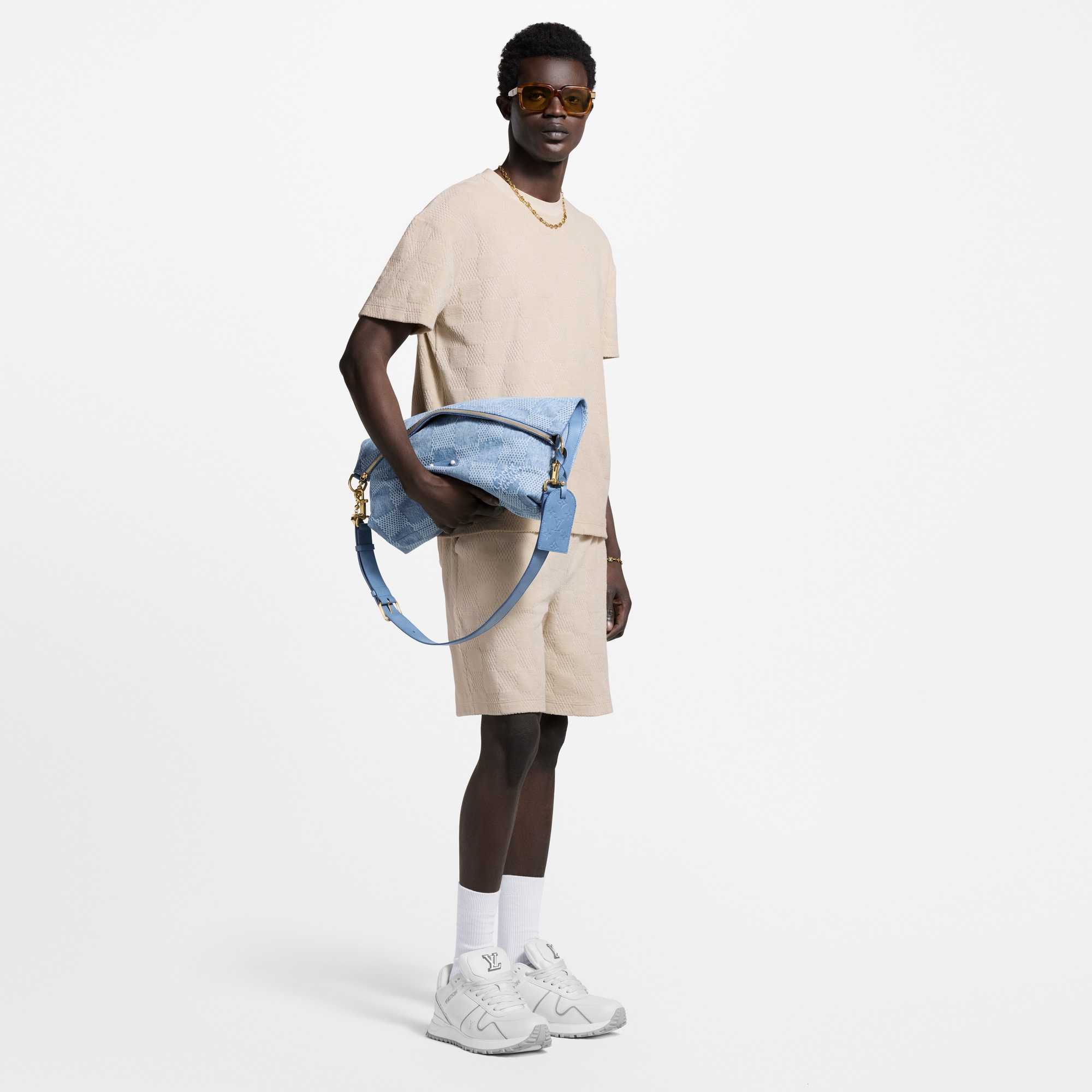  Ready to Wear Camisetas y camisas tipo polo Playera de felpa francesa Damier | Louis Vuitton ® (Ampliar producto)