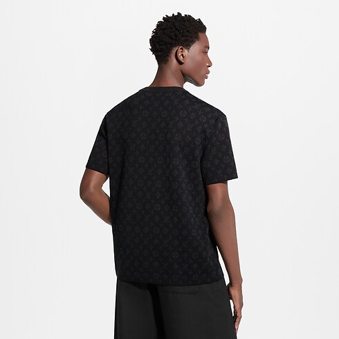 Playera de manga corta Monograma en tejido Jacquard vista usada recortada