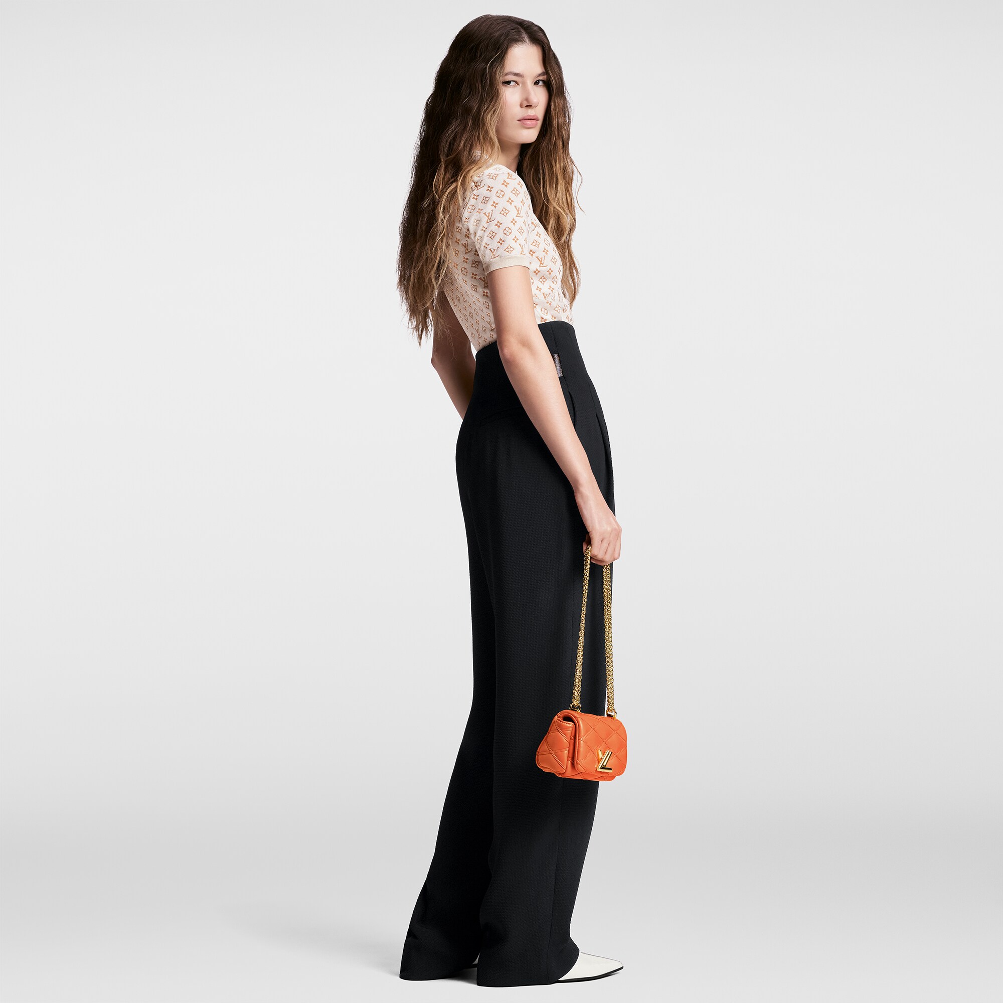  Ready to Wear Prendas tejidas Playera de punto con motivo Monograma en Jacquard | Louis Vuitton ® (Ampliar producto)