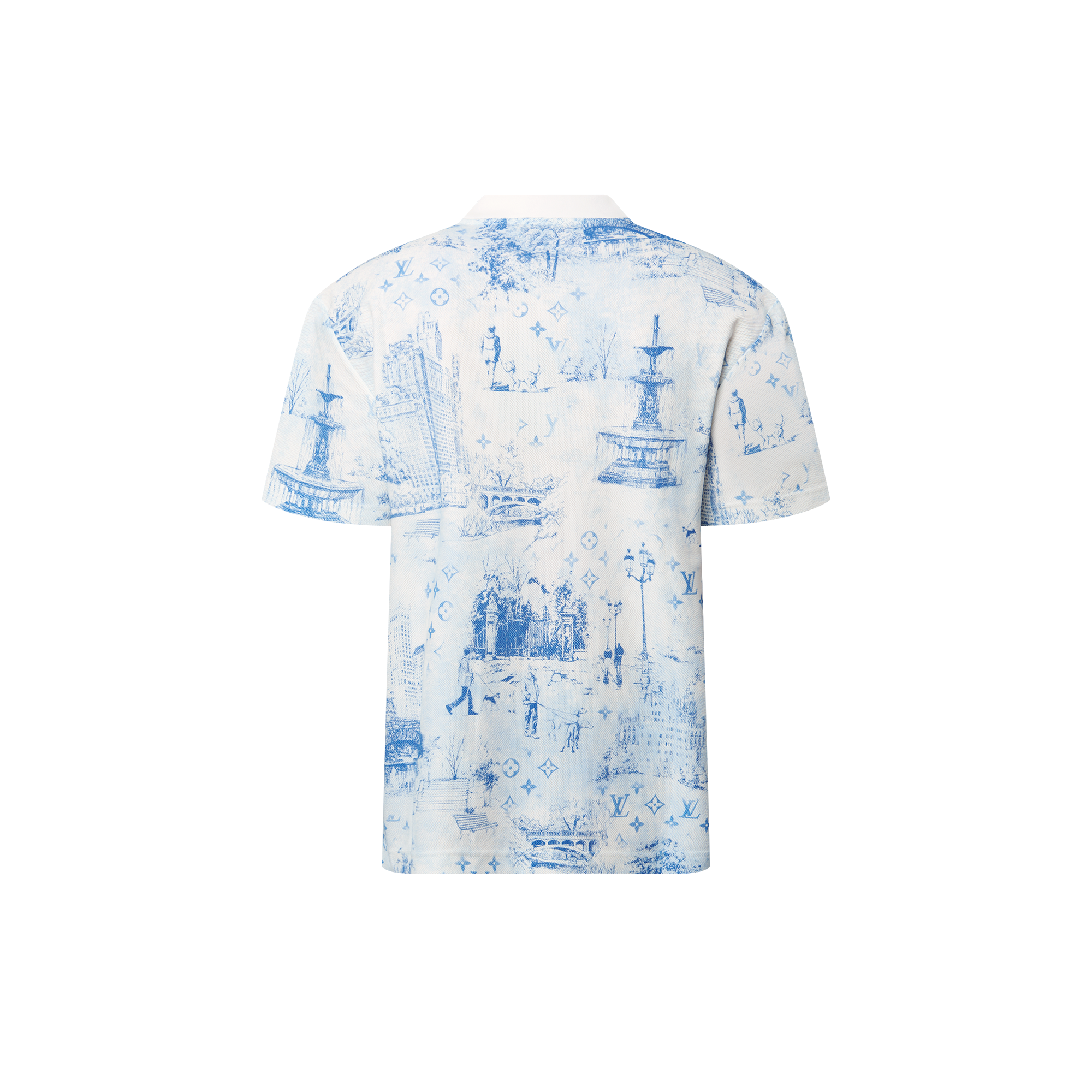  Ready to Wear Camisetas y camisas tipo polo Playera en piqué de algodón con estampado | Louis Vuitton ® (Ampliar producto)