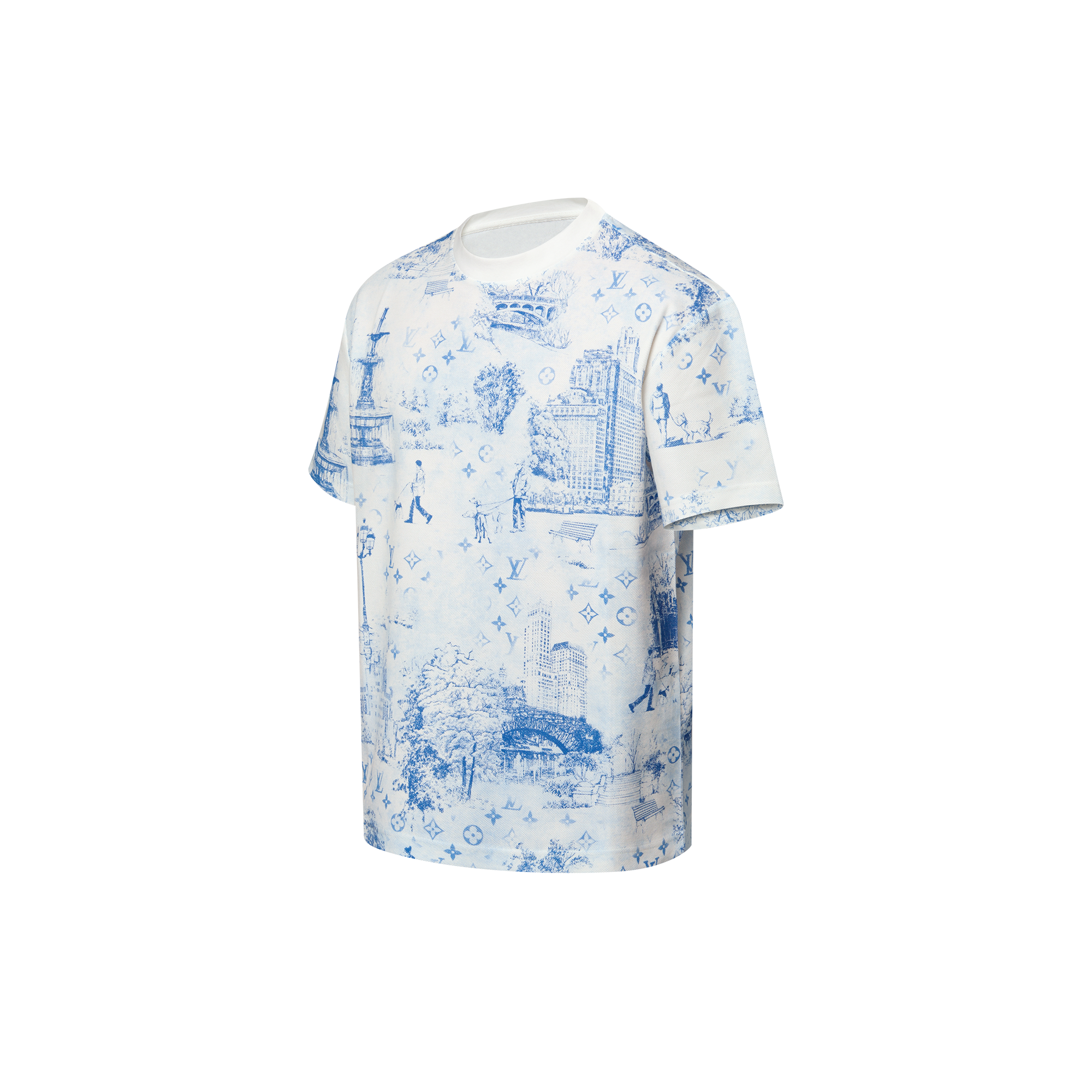  Ready to Wear Camisetas y camisas tipo polo Playera en piqué de algodón con estampado | Louis Vuitton ® (Ampliar producto)