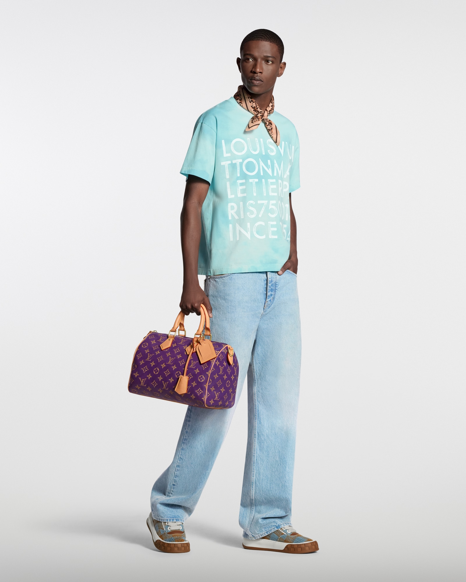 Tie-Dye Printed T-Shirt - New - For Men | LOUIS VUITTON ®