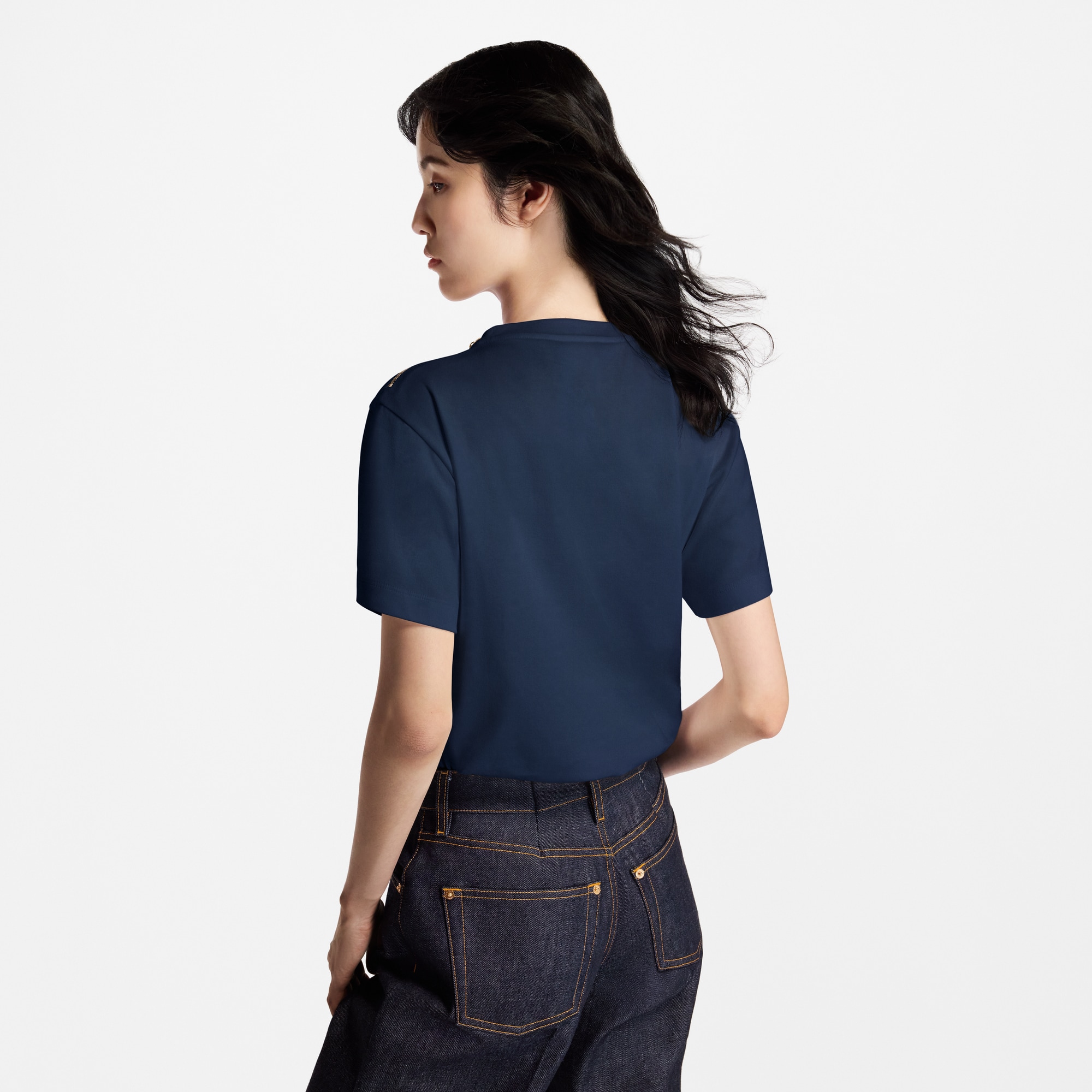  Ready to Wear Tops Playera LV Crest | Louis Vuitton ® (Ampliar producto)
