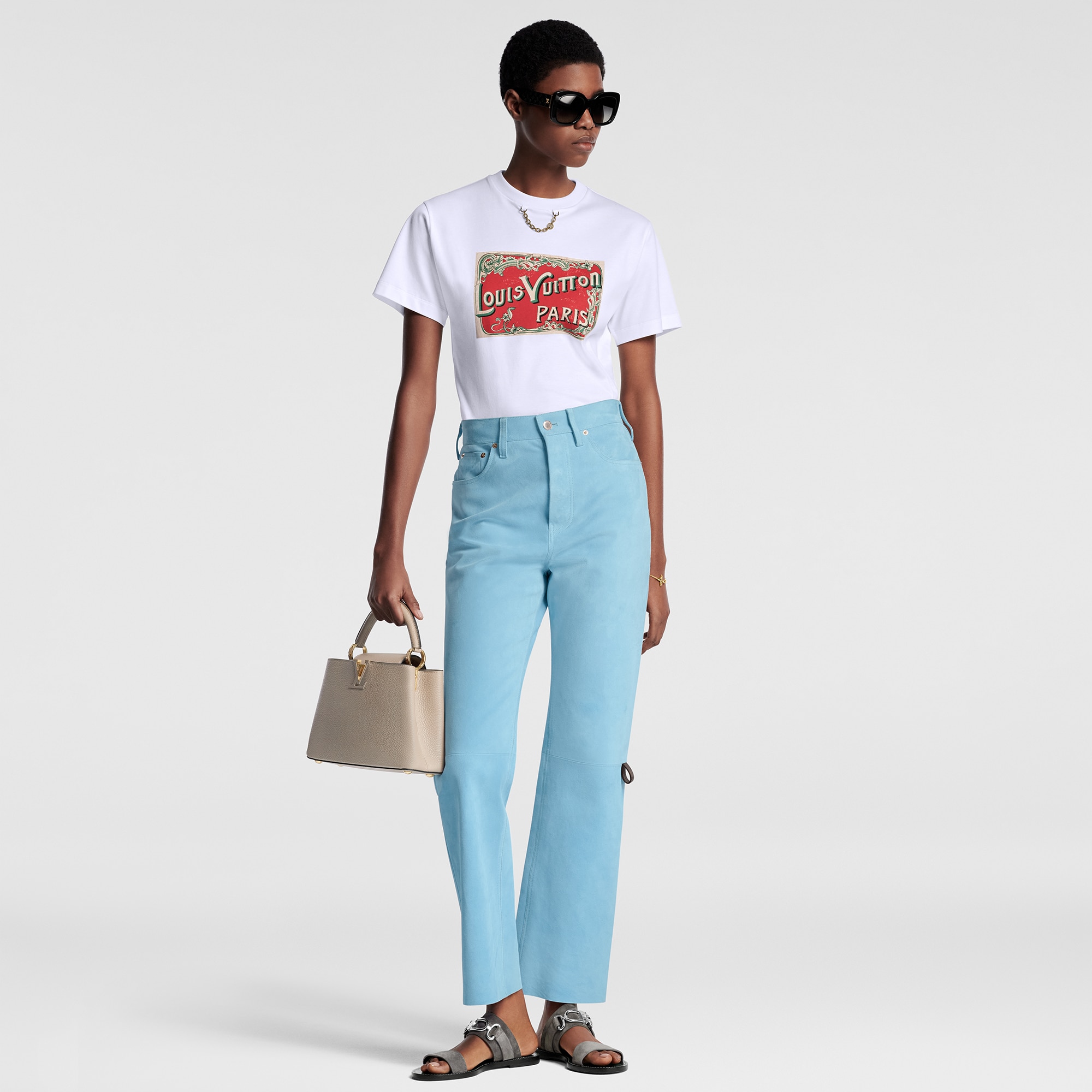  Ready to Wear Tops Playera LV Travel | Louis Vuitton ® (Ampliar producto)