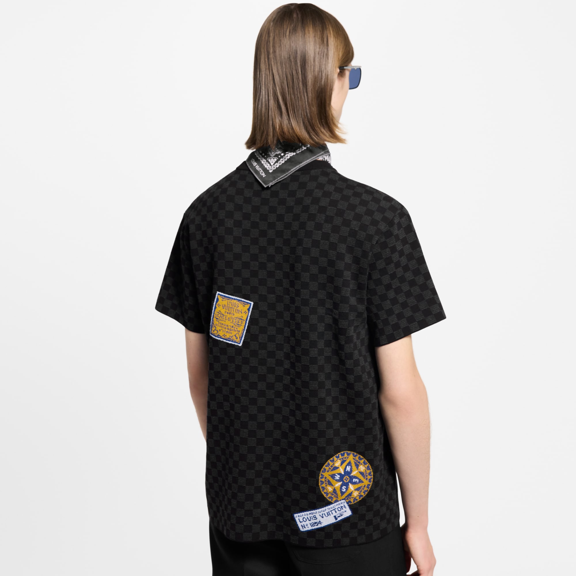  Ready to Wear Prendas tejidas y sudaderas Playera tejida Damier | Louis Vuitton ® (Ampliar producto)