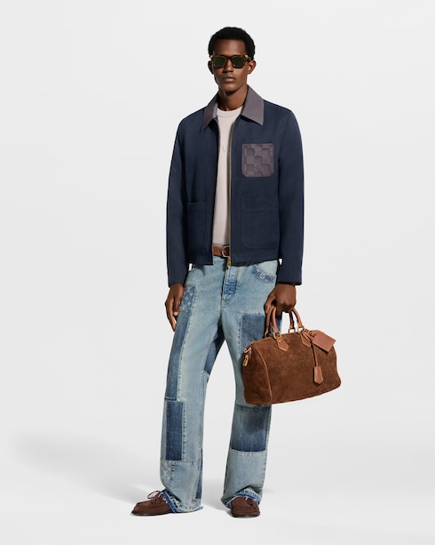 For Men Pre-Fall 2026 Elegant Cotton Cashmere Short-Sleeved Crewneck | Louis Vuitton ®