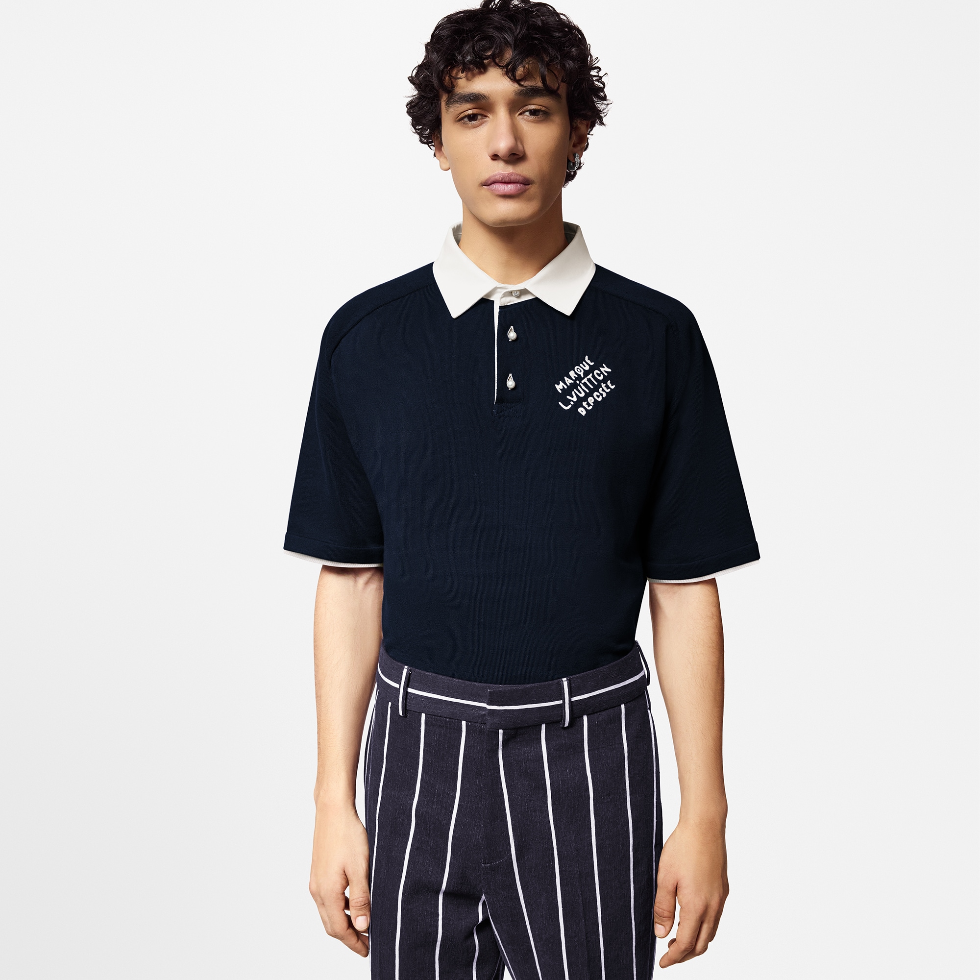  Ready to Wear Camisetas y camisas tipo polo Polo de manga corta en mezcla de algodón | Louis Vuitton ® (Ampliar producto)
