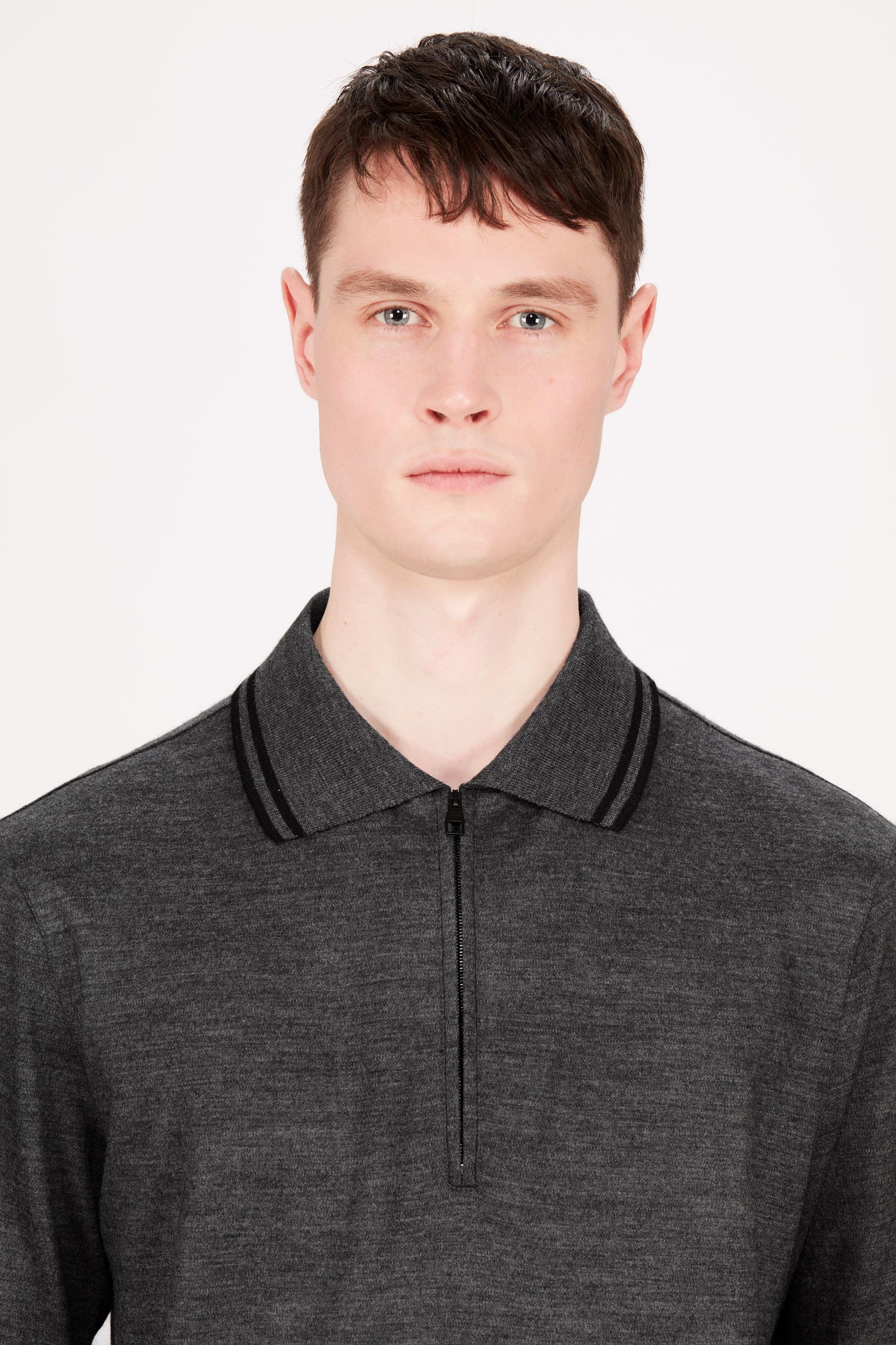  Ready to Wear Camisetas y camisas tipo polo Polo De Manga Larga Con Detalle Monogram Y Cremallera | Louis Vuitton ® (Ampliar producto)