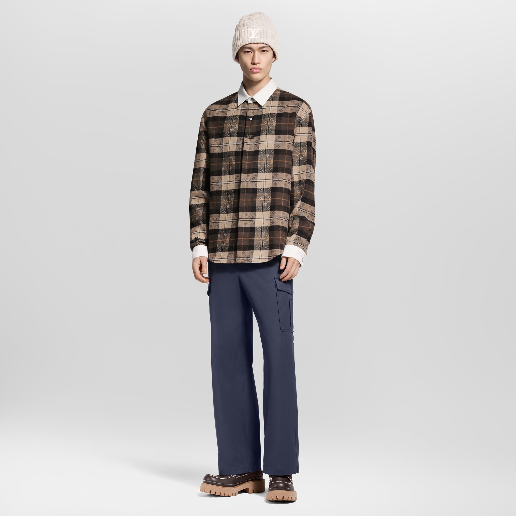  Ready to Wear Camisas Polo de manga larga de franela Monograma | Louis Vuitton ® (Ampliar producto)