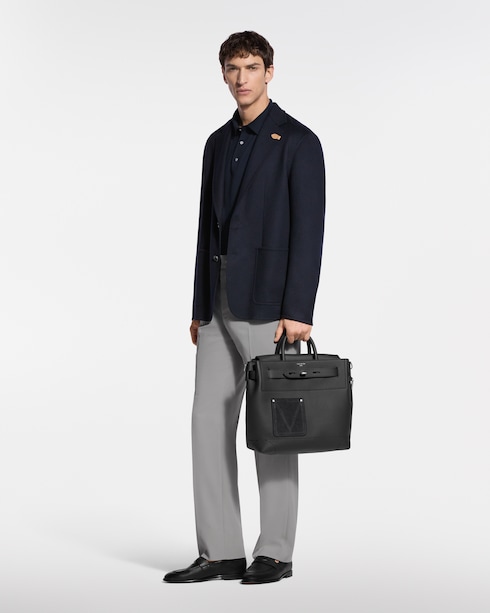 Ready-to-Wear T-Shirts and Polos Wool-Silk Blend Long-Sleeved Polo Shirt | Louis Vuitton ®