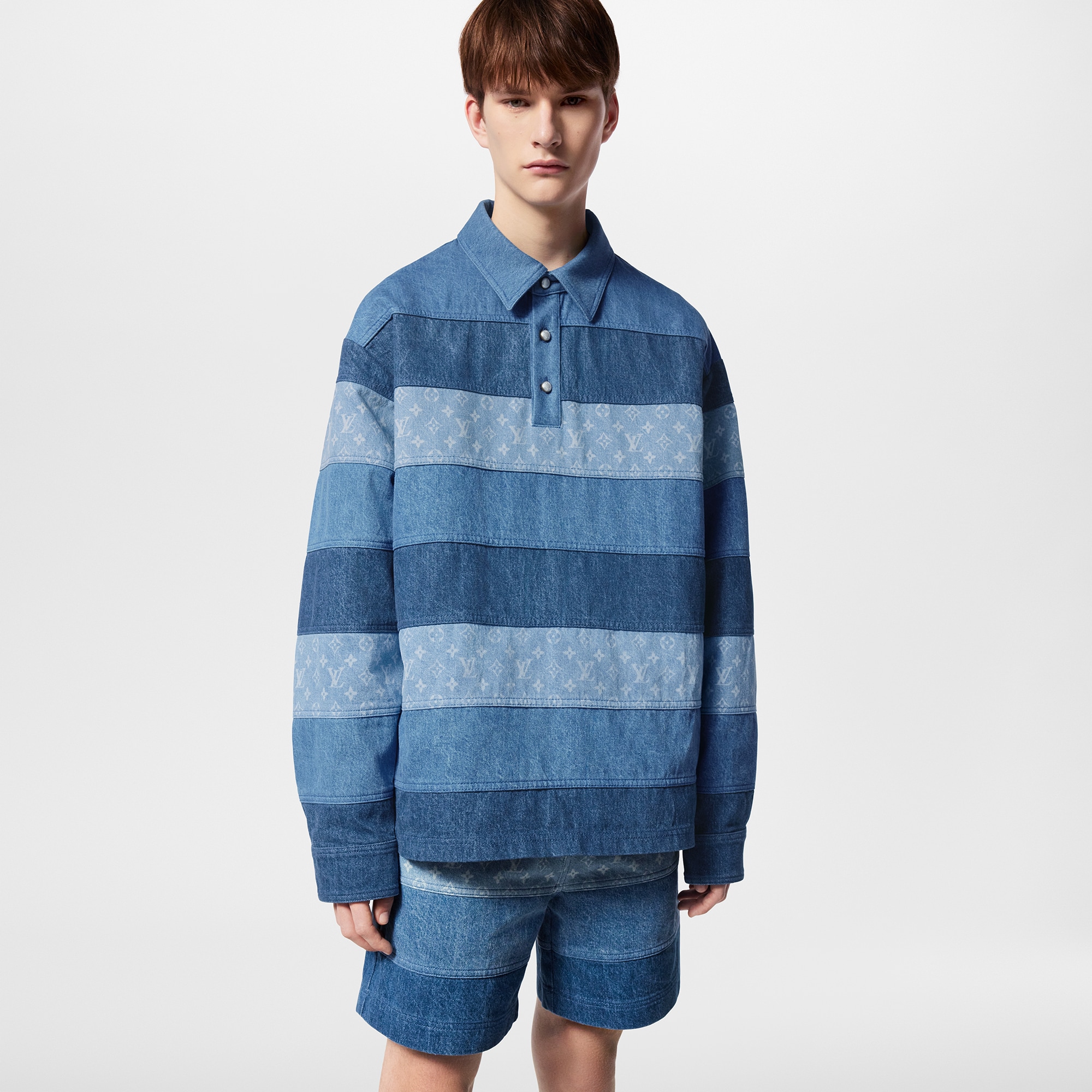  Ready to Wear Camisetas y camisas tipo polo Polo denim de manga larga | Louis Vuitton ® (Ampliar producto)
