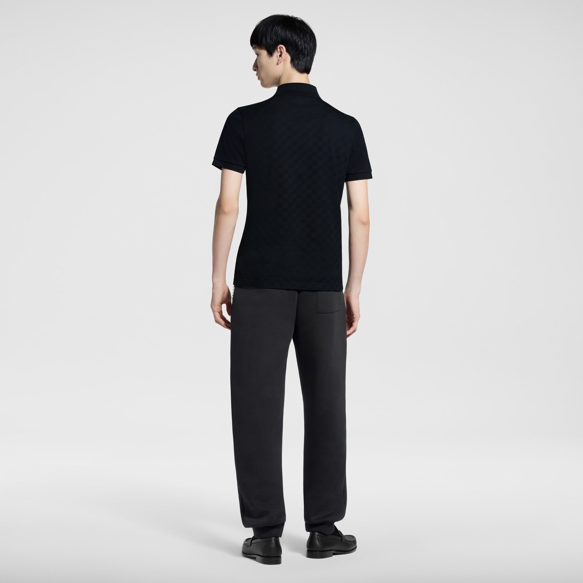  Ready to Wear Camisetas y camisas tipo polo Polo en piqué de algodón Damier | Louis Vuitton ® (Ampliar producto)