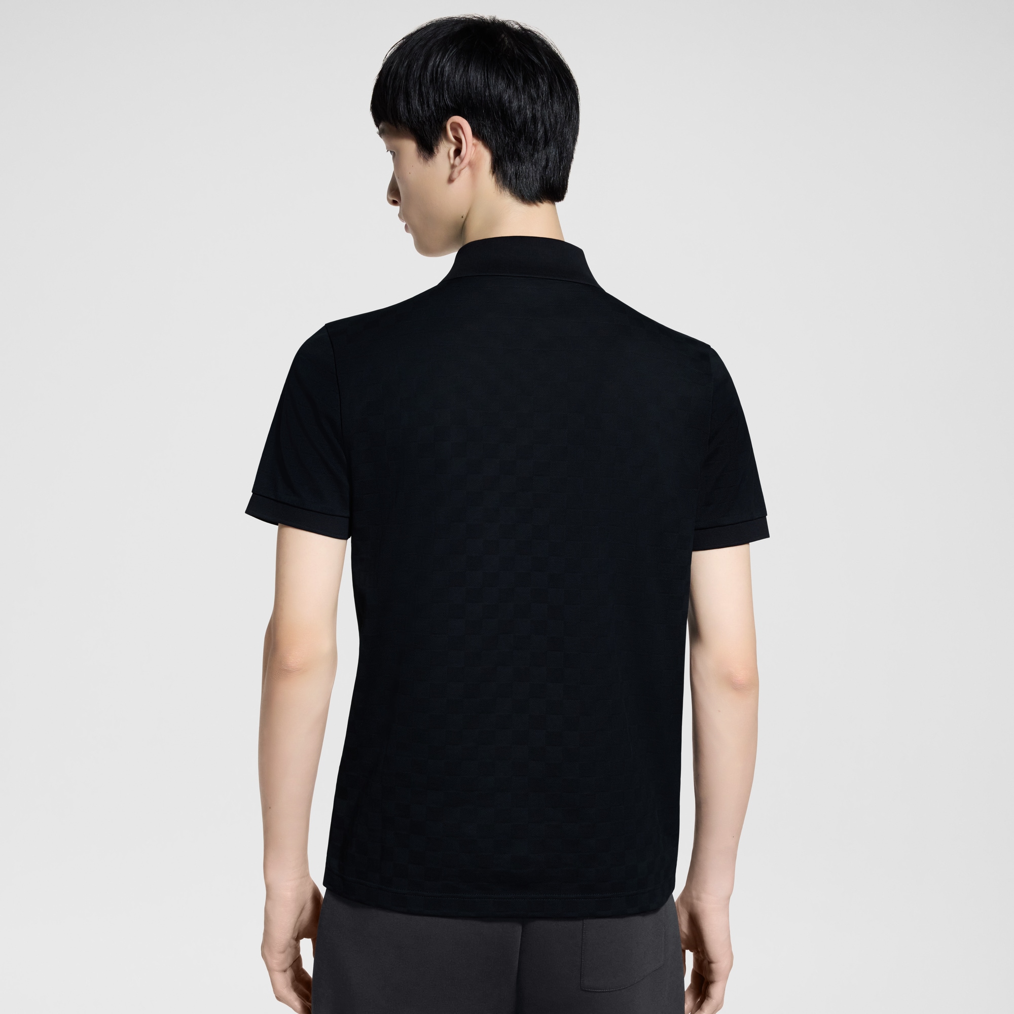  Ready to Wear Camisetas y camisas tipo polo Polo en piqué de algodón Damier | Louis Vuitton ® (Ampliar producto)