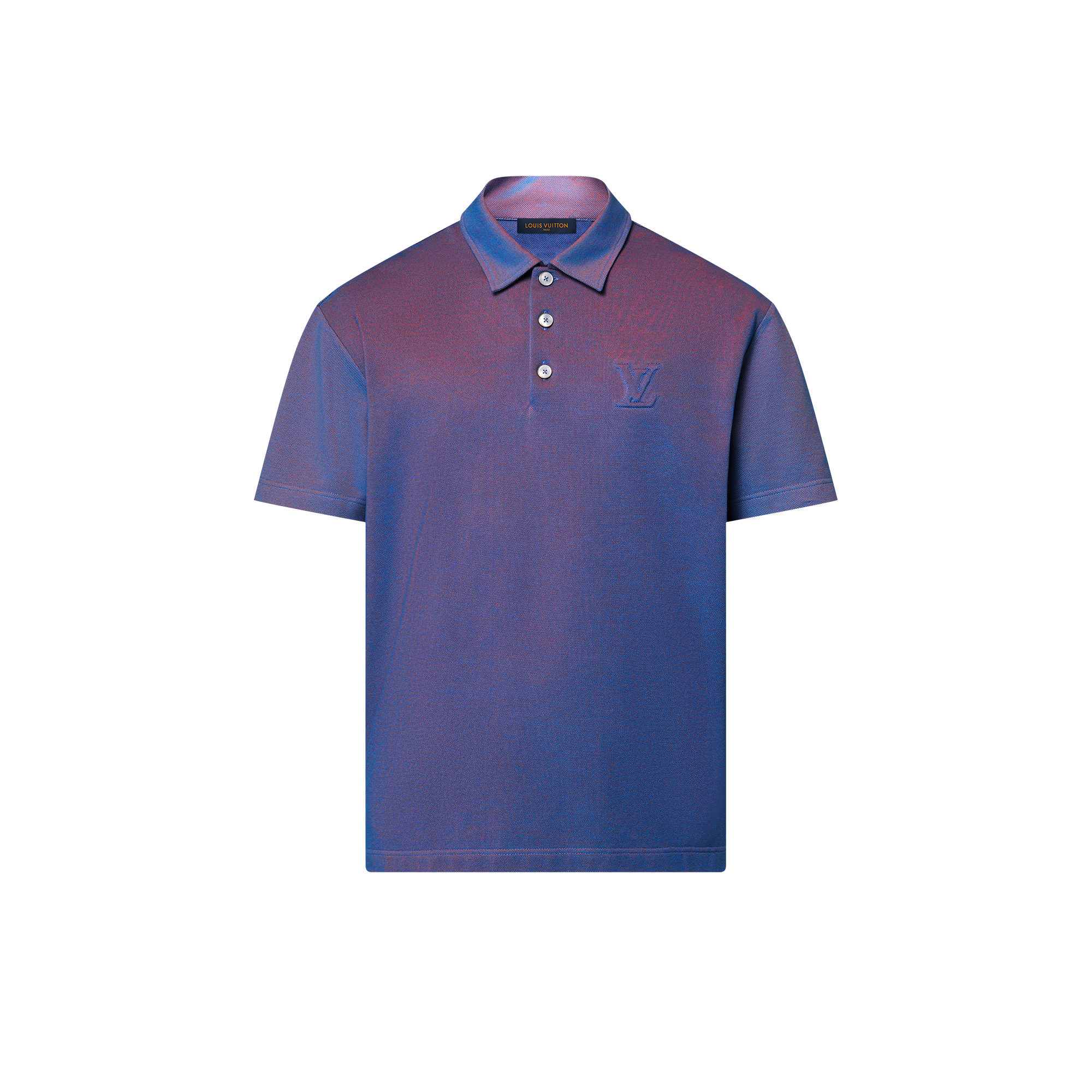  Ready to Wear Todo el Ready-To-Wear Polo en piqué iridiscente de manga corta | Louis Vuitton ® (Ampliar producto)