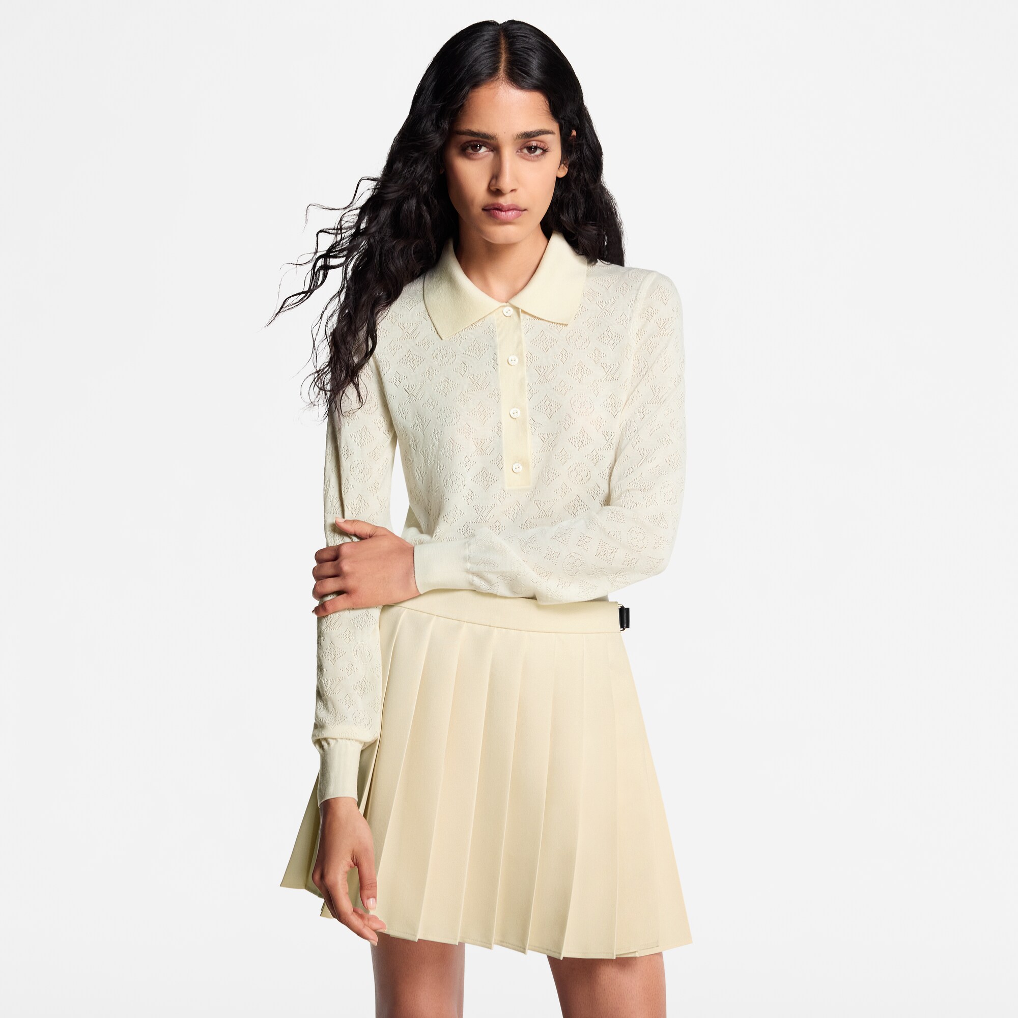  Ready to Wear Tops Polo Mahina de manga larga | Louis Vuitton ® (Ampliar producto)