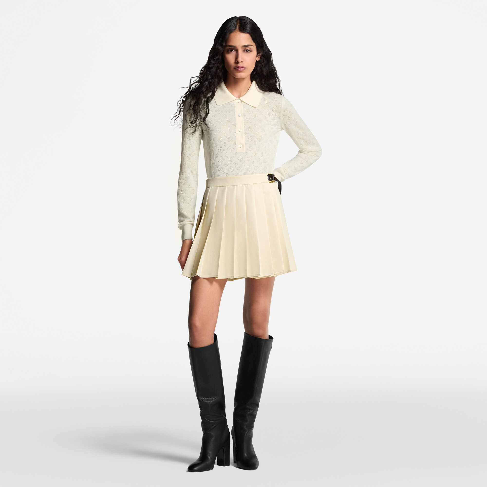  Ready to Wear Tops Polo Mahina de manga larga | Louis Vuitton ® (Ampliar producto)