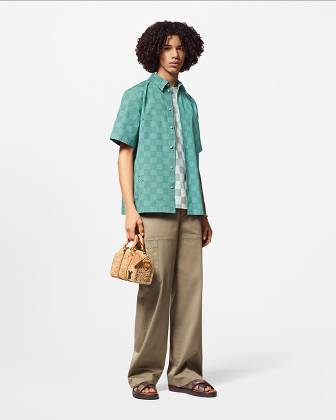 Discontinued Product Obs 12 Camiseta de Manga Curta em Algodão Estampado | Louis Vuitton ®