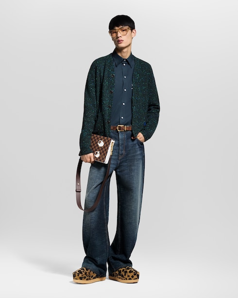 Ready-to-Wear Shirts Printed Signature Long-Sleeved Shirt | Louis Vuitton ®