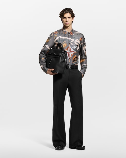 Ready-to-Wear Shirts Printed Silk Shirt | Louis Vuitton ®