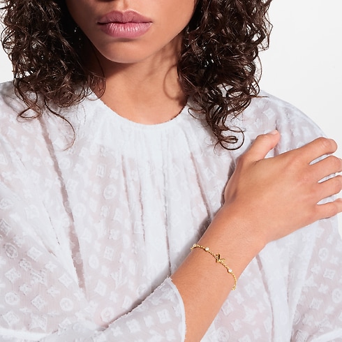 S00 Bisutería Brazaletes Pulsera Essential V Strass PM | Louis Vuitton ® (Ampliar producto)
