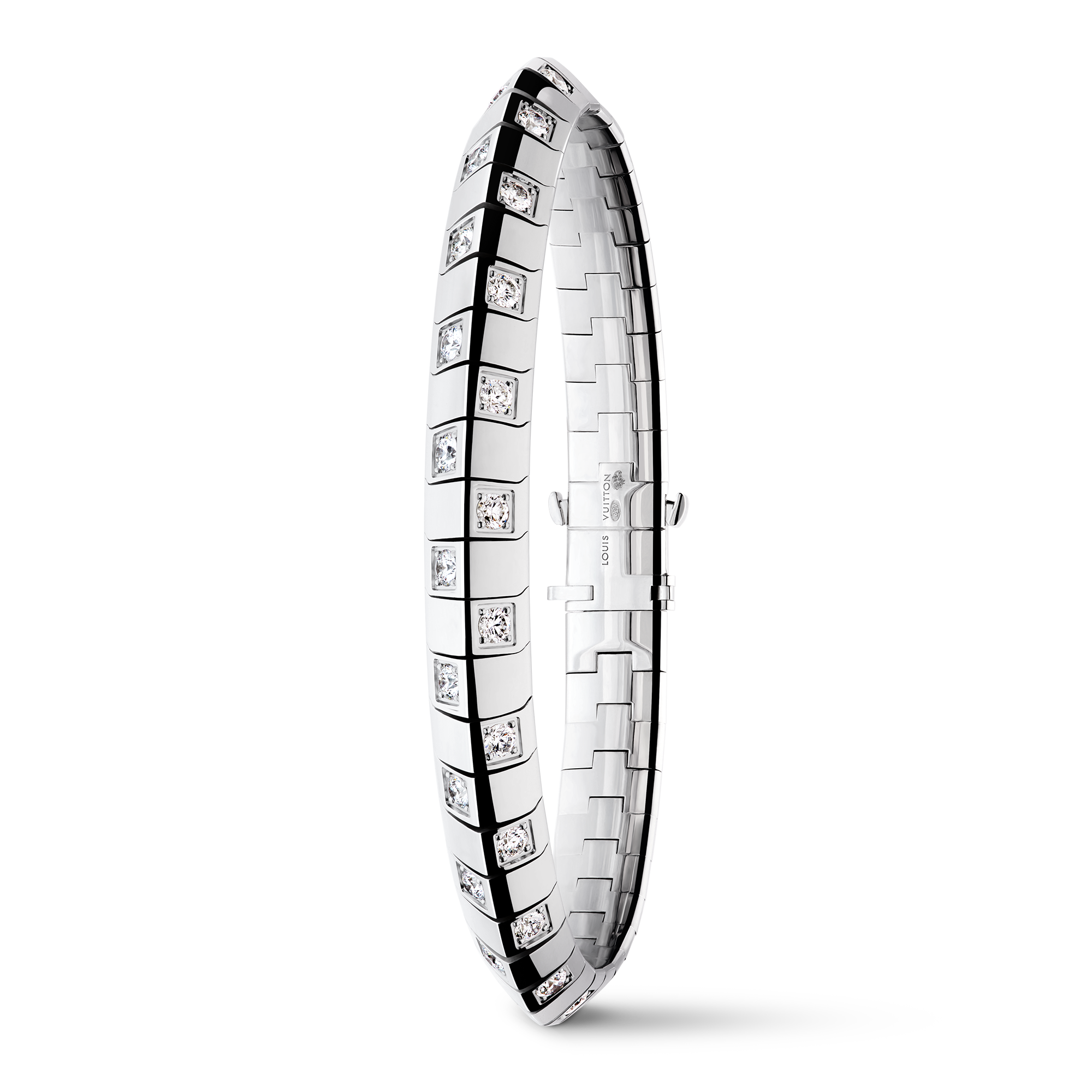  Categorías Pulseras Pulsera grande Le Damier de Louis Vuitton en oro amarillo y diamantes | Louis Vuitton ® (Ampliar producto)