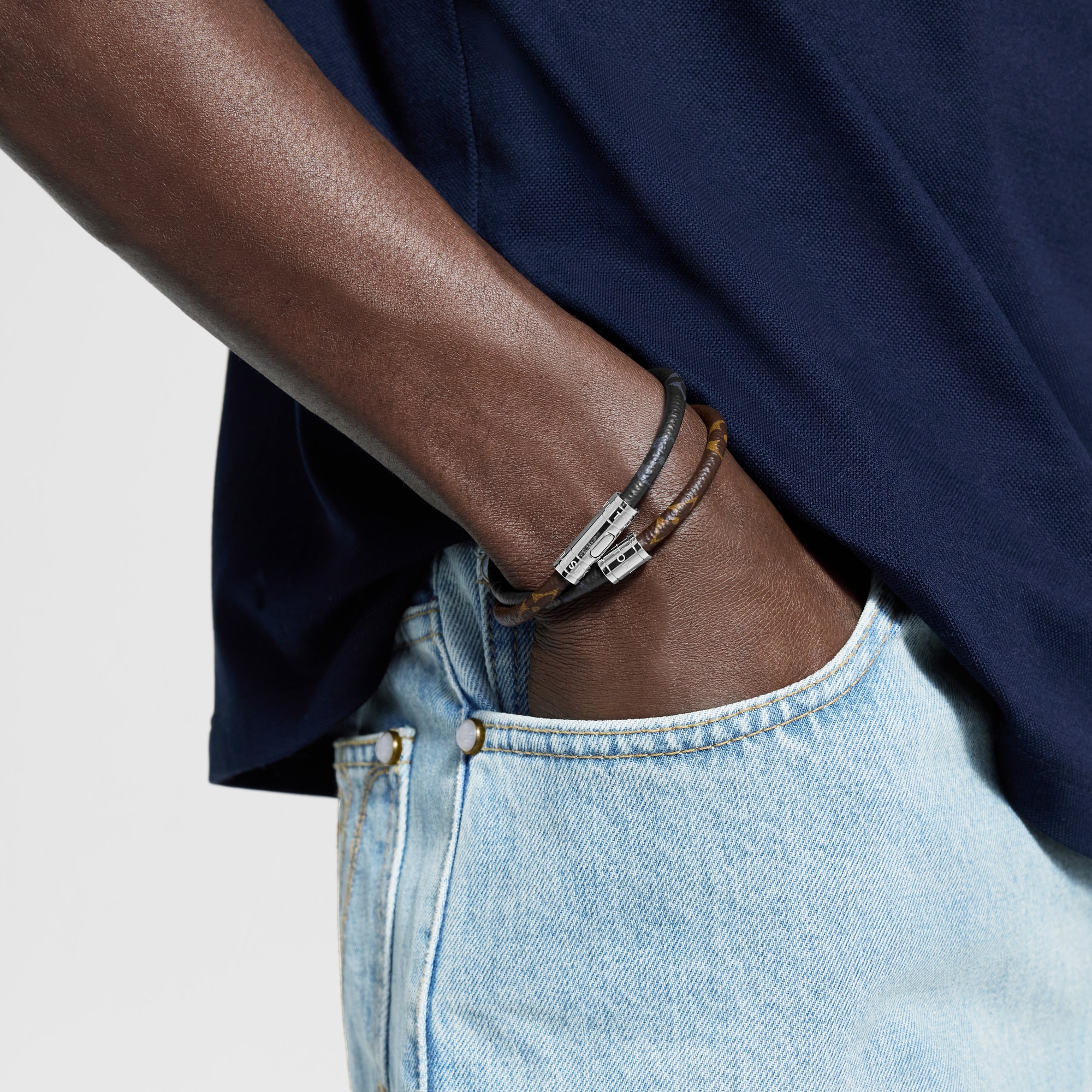 Monogram Bisutería Brazaletes Pulsera Keep It Double en piel | Louis Vuitton ® (Ampliar producto)