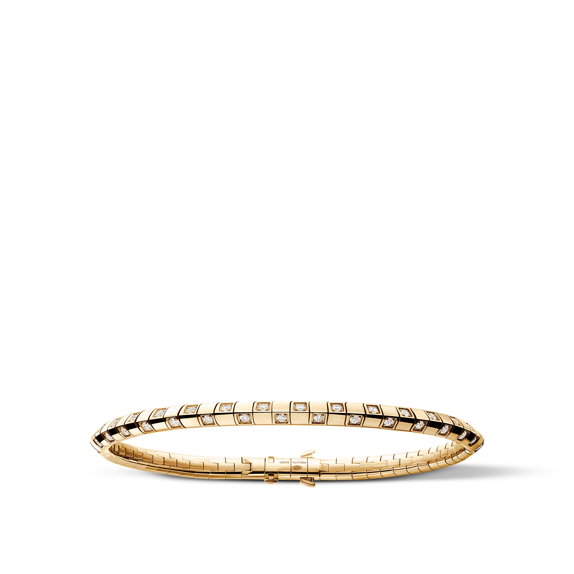  Categorías Pulseras Pulsera Le Damier de Louis Vuitton en oro amarillo y diamantes | Louis Vuitton ® (Ampliar producto)
