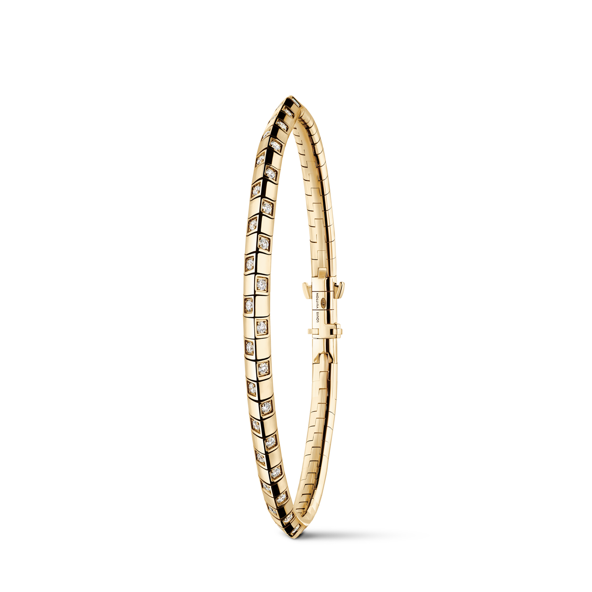  Categorías Pulseras Pulsera Le Damier de Louis Vuitton en oro amarillo y diamantes | Louis Vuitton ® (Ampliar producto)