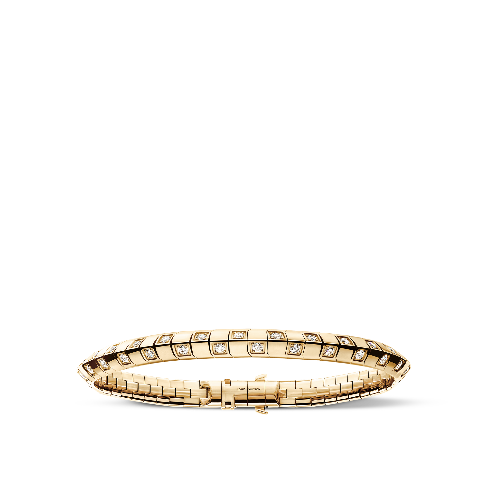  Categorías Pulseras Pulsera Le Damier de Louis Vuitton en oro amarillo y diamantes | Louis Vuitton ® (Ampliar producto)