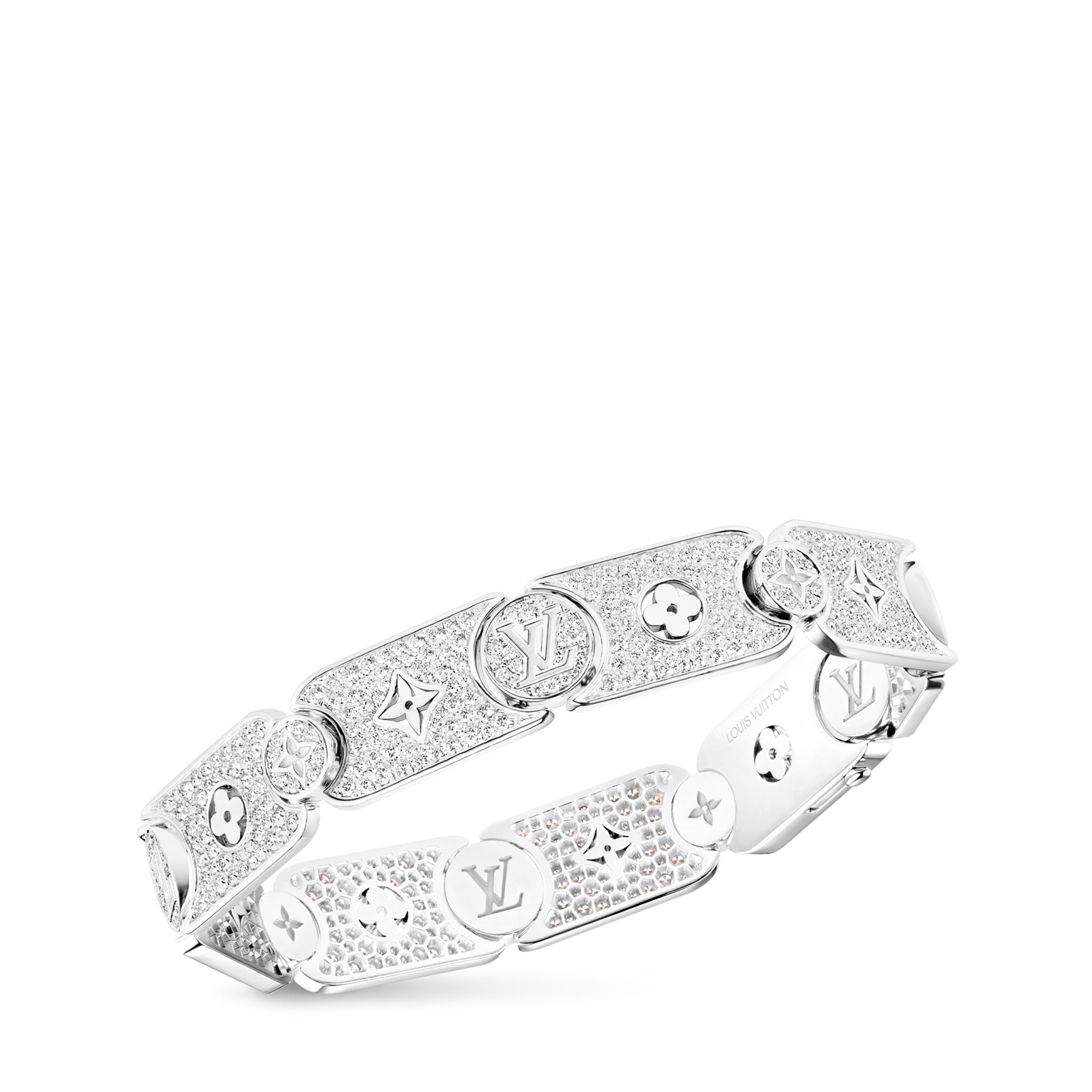  Categorías Pulseras Pulsera Les Gastons Vuitton Masterpiece Gourmette en oro blanco y diamantes | Louis Vuitton ® (Ampliar producto)