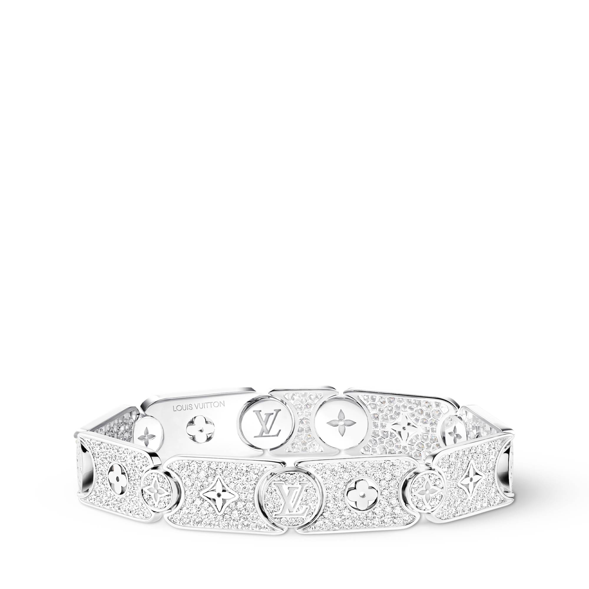  Categorías Pulseras Pulsera Les Gastons Vuitton Masterpiece Gourmette en oro blanco y diamantes | Louis Vuitton ® (Ampliar producto)
