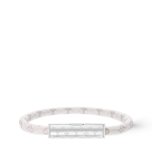Pulsera LV Confidential Pearly Monograma vista frontal